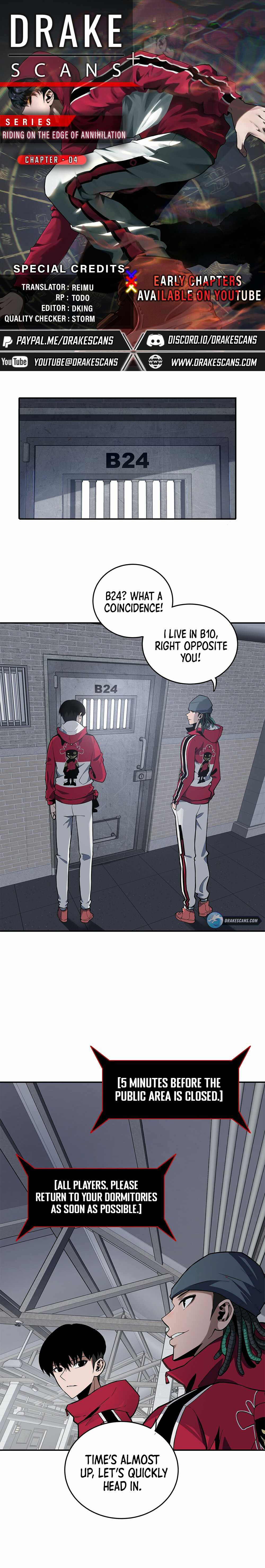 Riding on the Edge of Annihilation Chapter 4 - Page 1