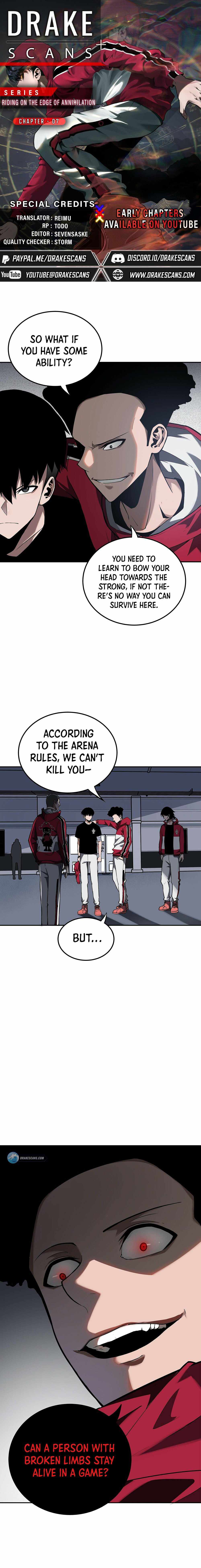 Riding on the Edge of Annihilation Chapter 7 - Page 1