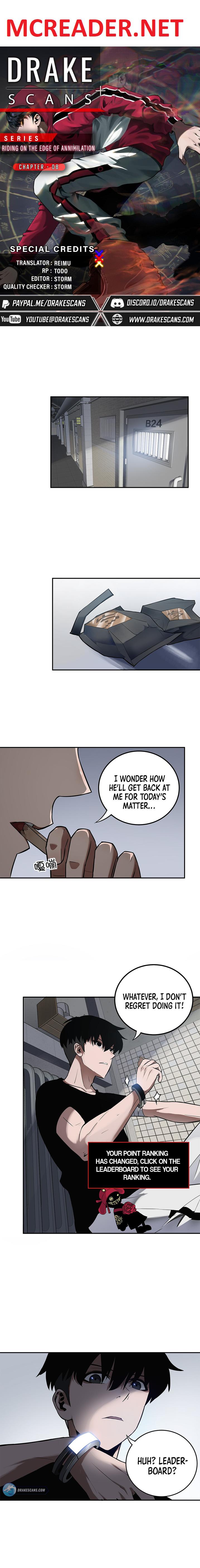 Riding on the Edge of Annihilation Chapter 8 - Page 1