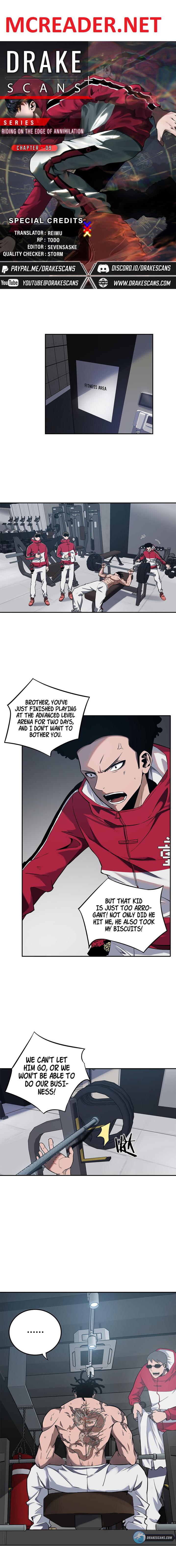 Riding on the Edge of Annihilation Chapter 9 - Page 1