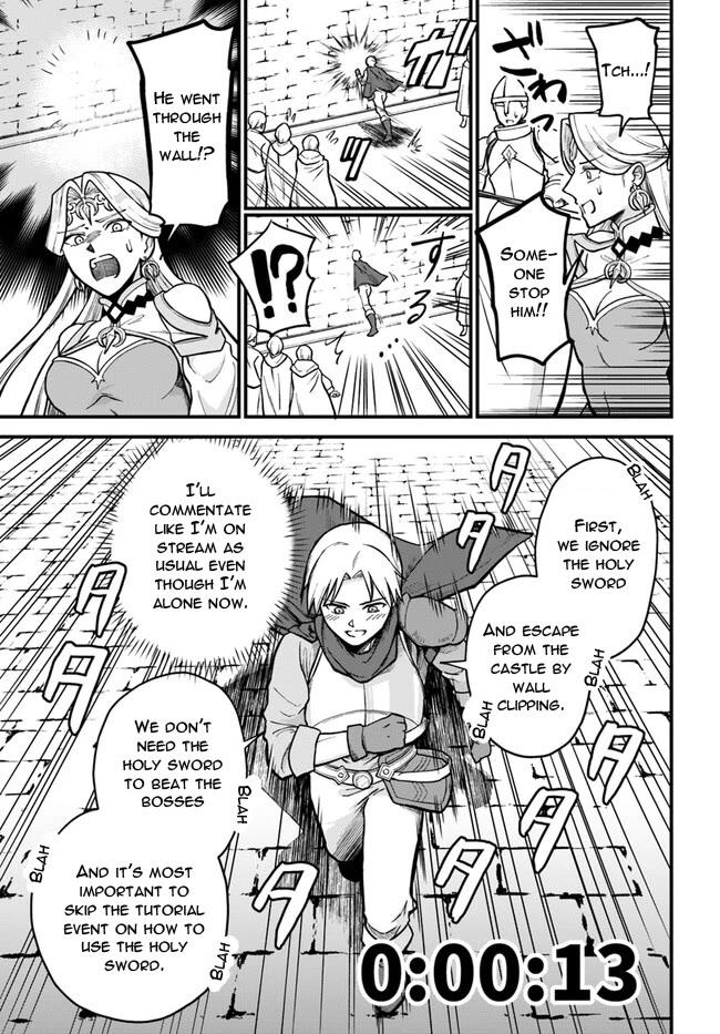 RTA Sousha wa Game Sekai kara Kaerarenai Chapter 1 - Page 17