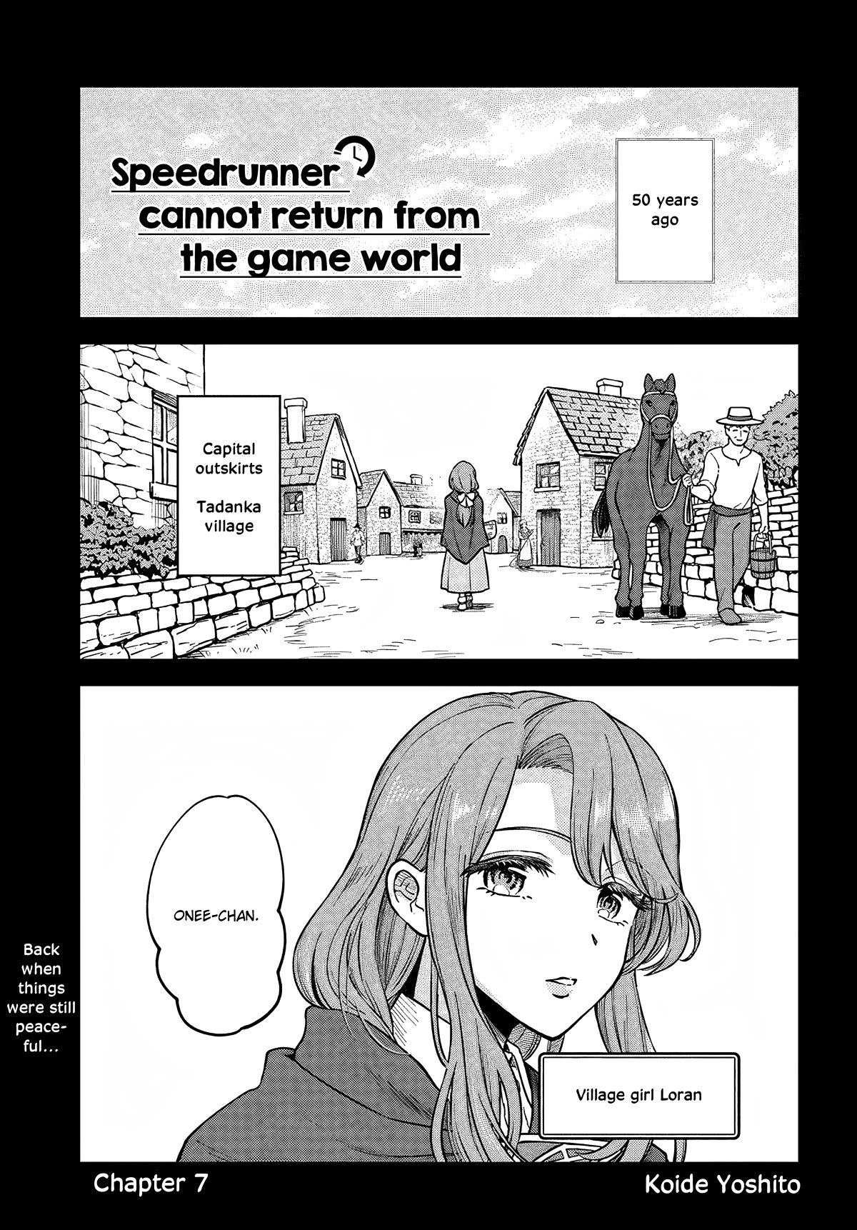 RTA Sousha wa Game Sekai kara Kaerarenai Chapter 7 - Page 0