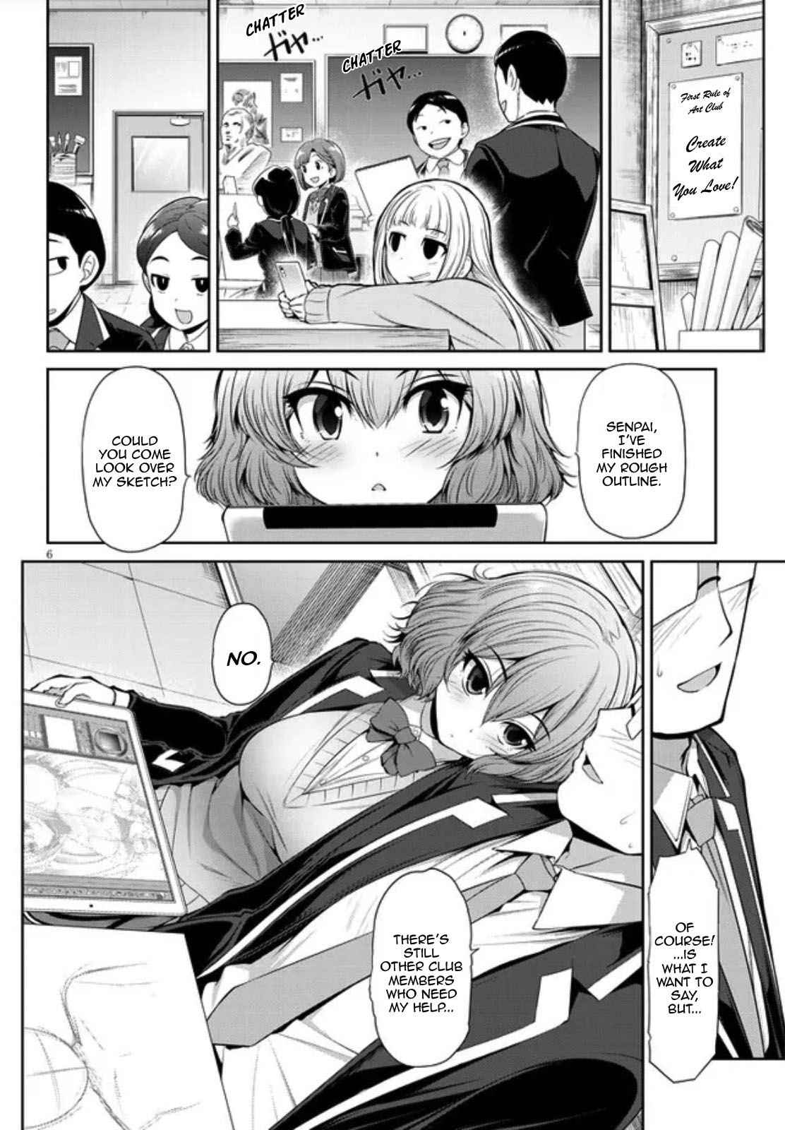 Saegusa-san Manifests Love With Glasses-senpai Chapter 1 - Page 6