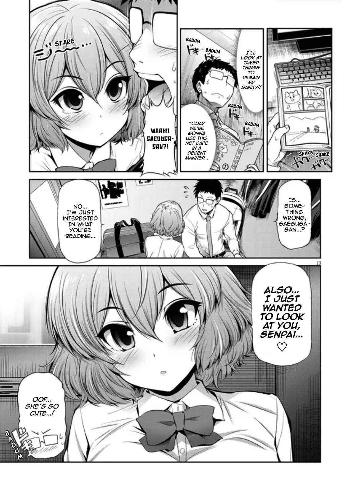 Saegusa-san Manifests Love With Glasses-senpai Chapter 2 - Page 13