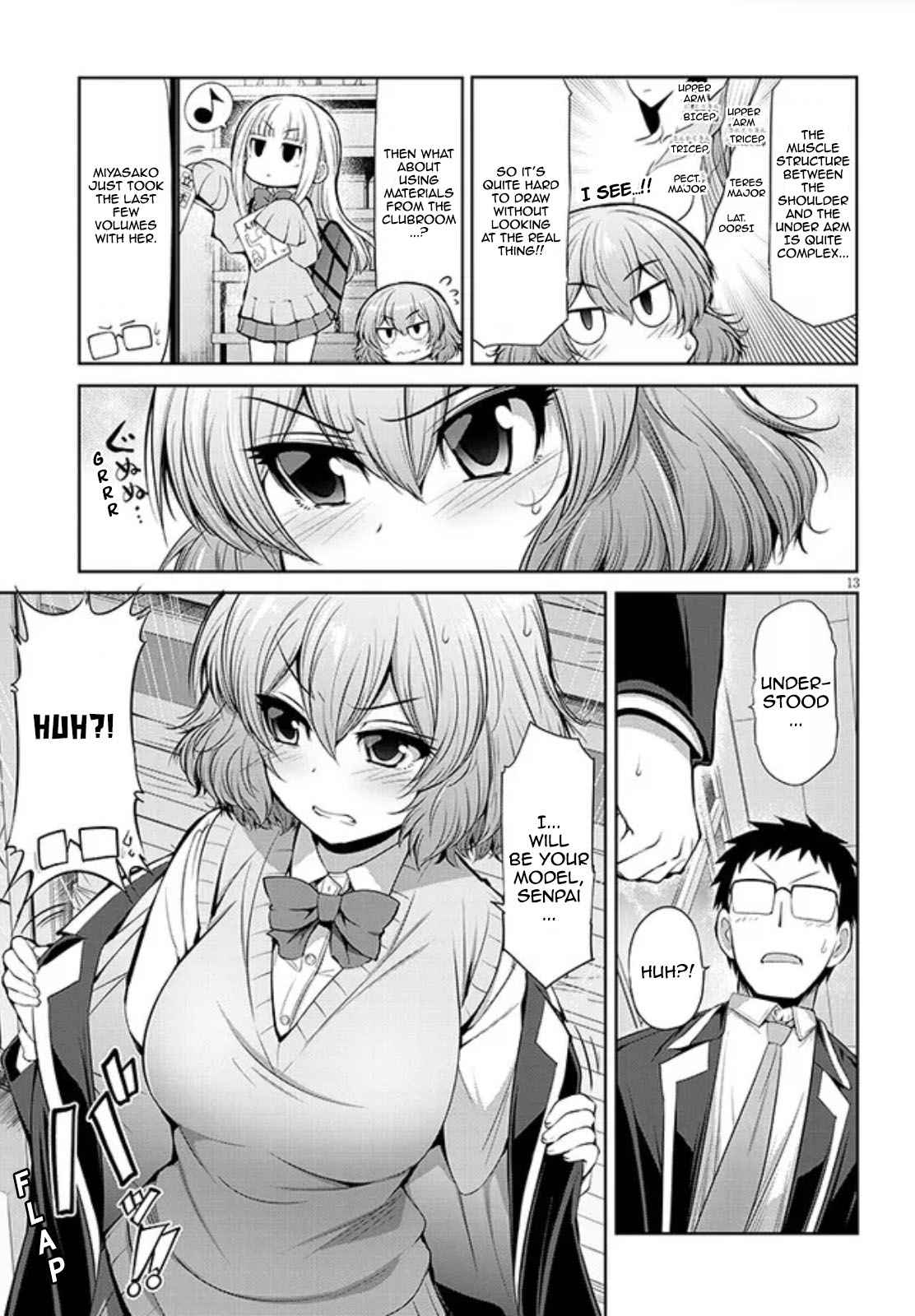 Saegusa-san Manifests Love With Glasses-senpai Chapter 3 - Page 13
