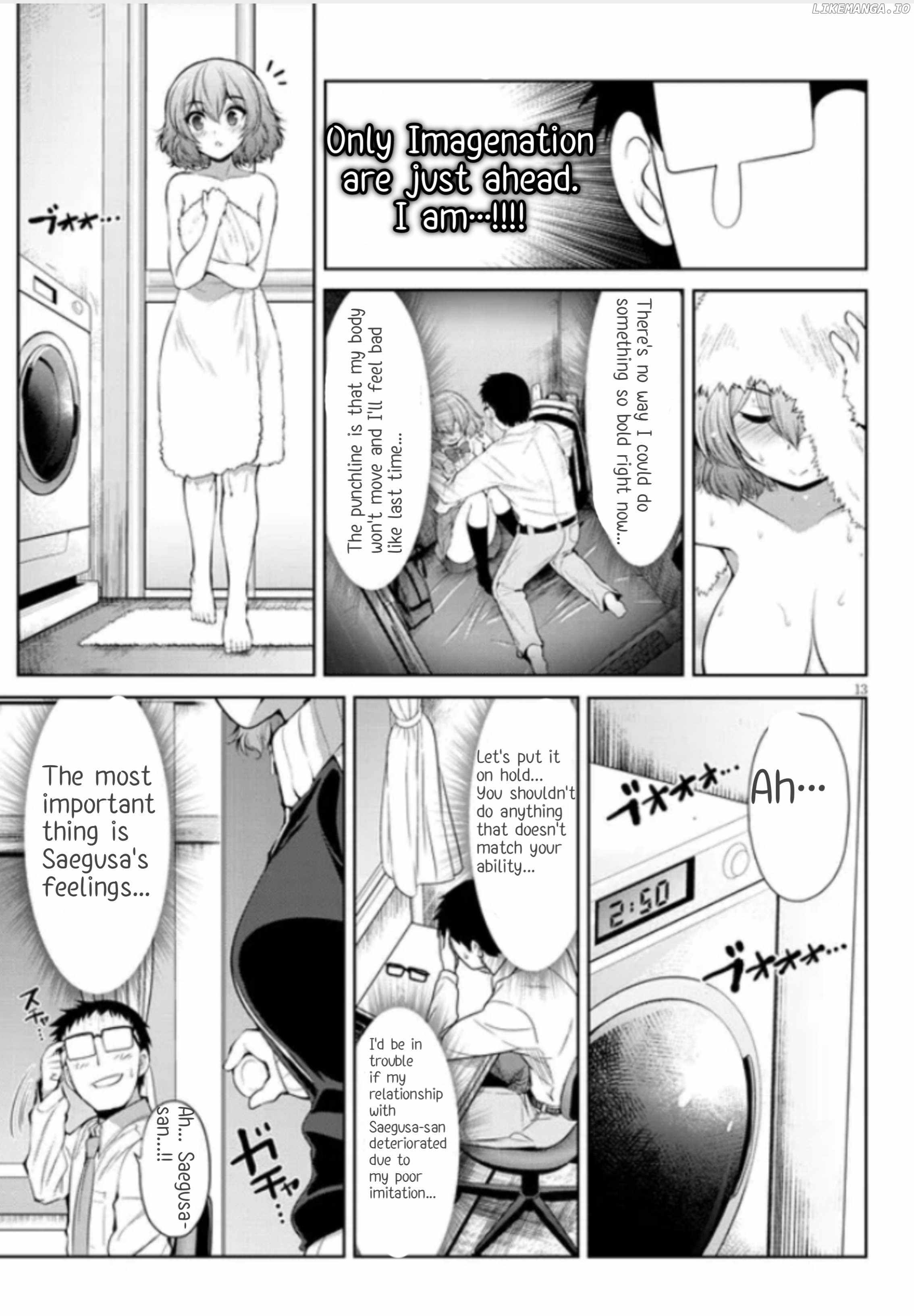 Saegusa-san Manifests Love With Glasses-senpai Chapter 4 - Page 13