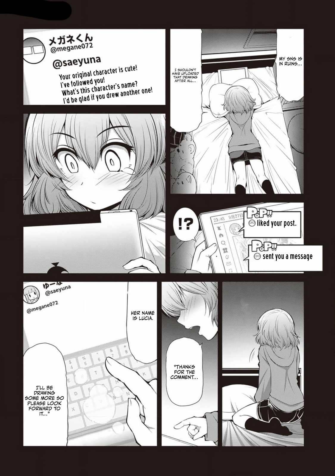 Saegusa-san Manifests Love With Glasses-senpai Chapter 6 - Page 12