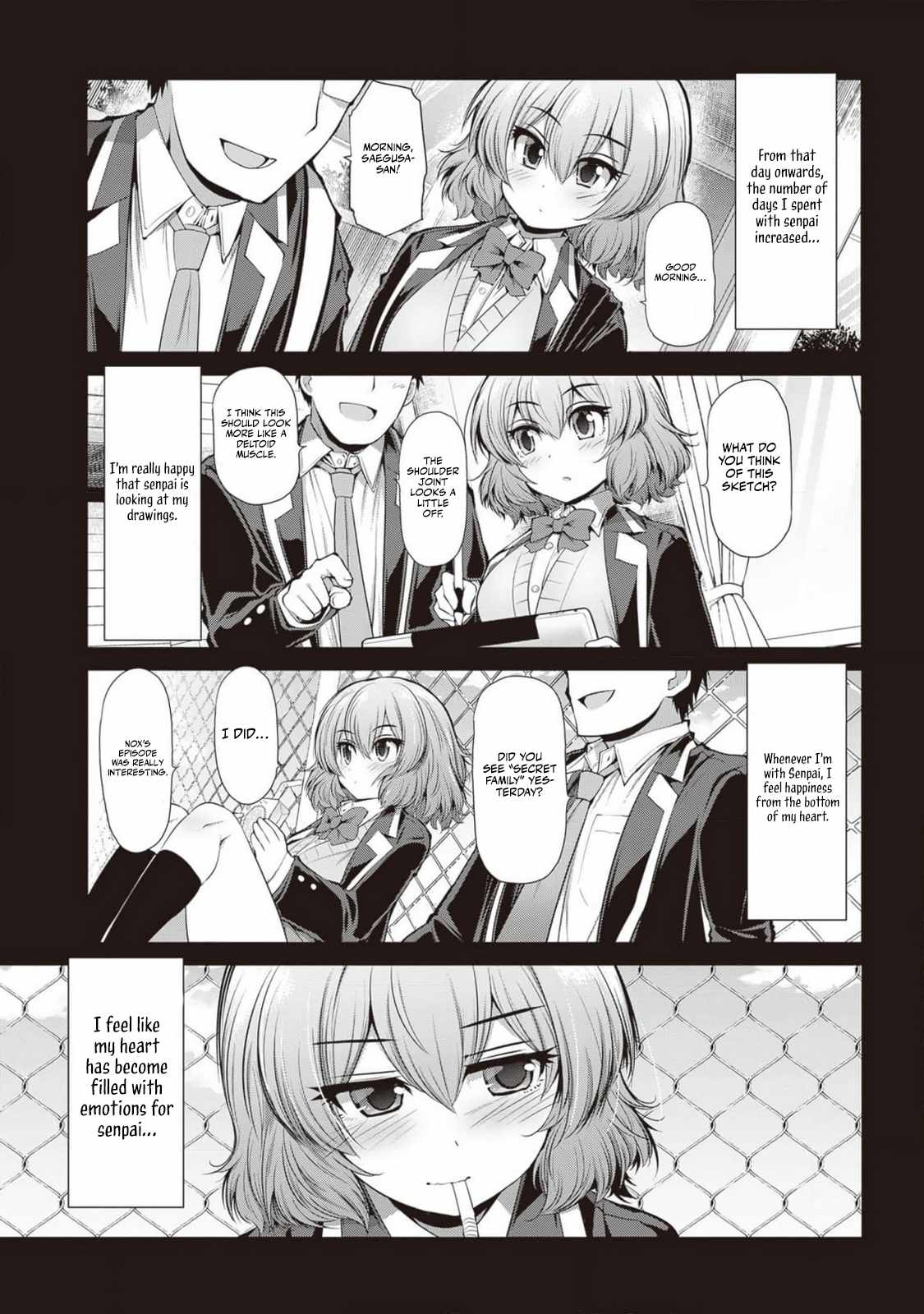 Saegusa-san Manifests Love With Glasses-senpai Chapter 6 - Page 15