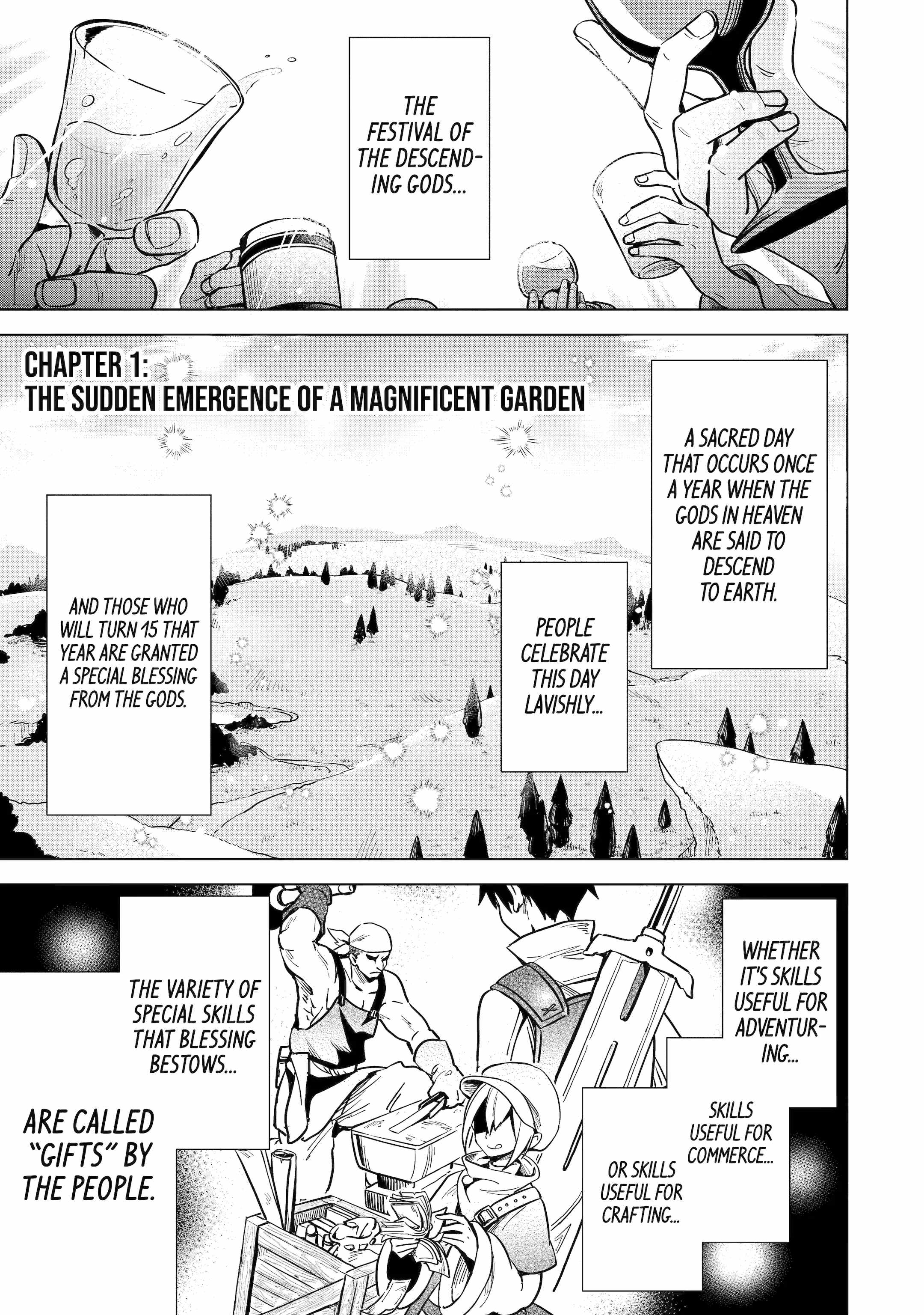 Saibai Cheat de Saikyou Saien – E, Tada no Katei Saiendesu kedo? Chapter 1 - Page 1