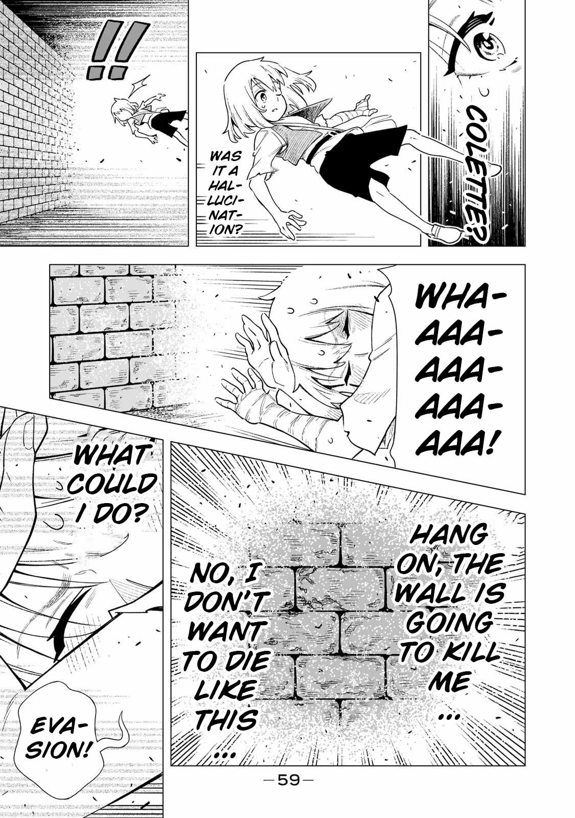 Saijaku na Boku wa “Kabenuke Bugs” de Nariagaru ~Kabe wo Surinuketara, Shokai Clear Houshuu wo Mugen Kaishuu Dekimashita!~ Chapter 1 - Page 59