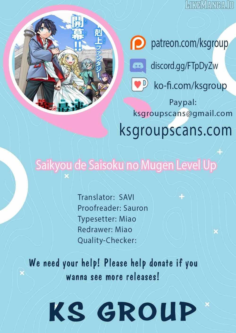 Saikyou de Saisoku no Mugen Level Up Chapter 65 - Page 1