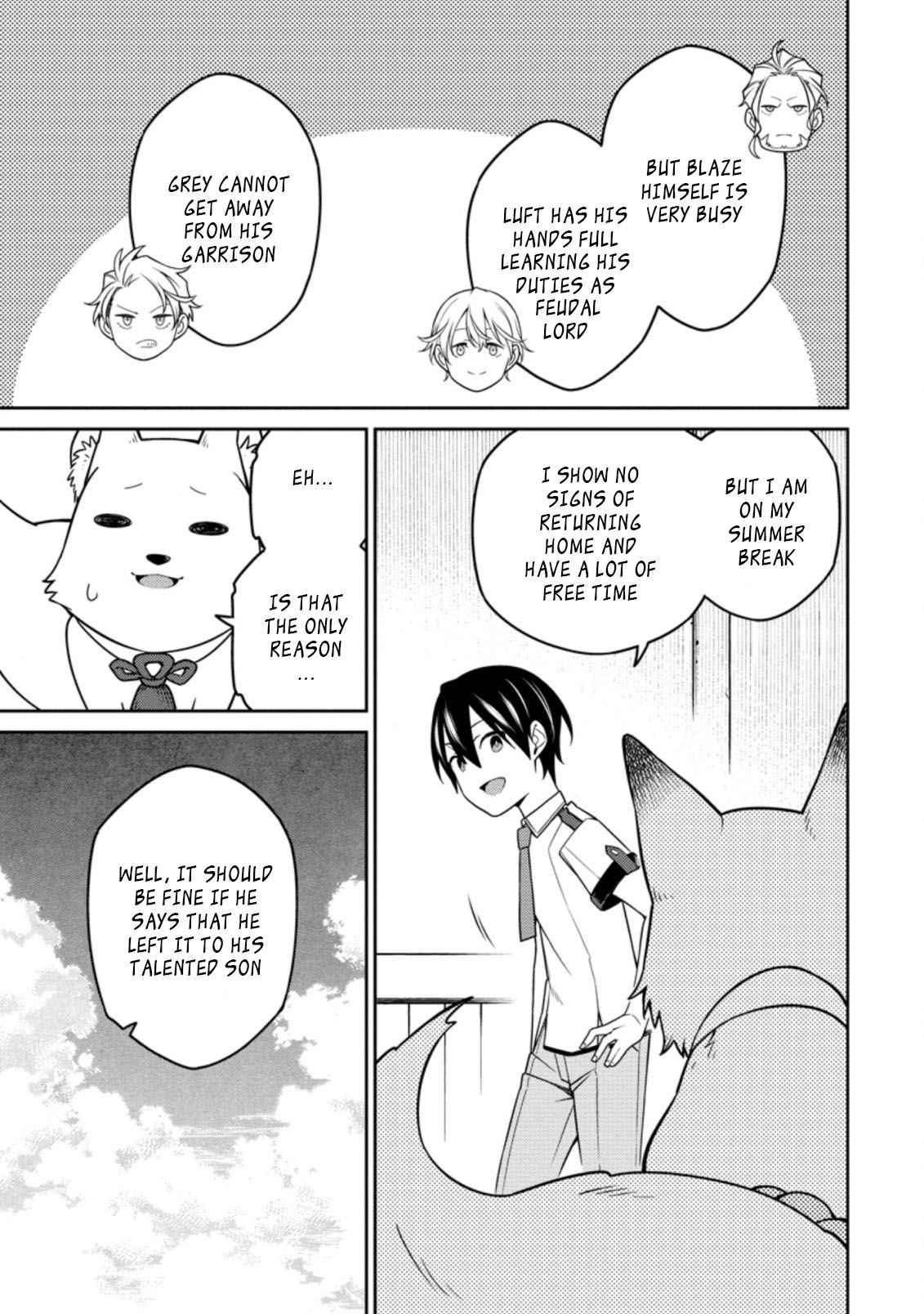 Saikyou Onmyouji no Isekai Tenseiki ~Geboku no Youkaidomo ni Kurabete Monster ga Yowaisugirundaga~ Chapter 14.3 - Page 2