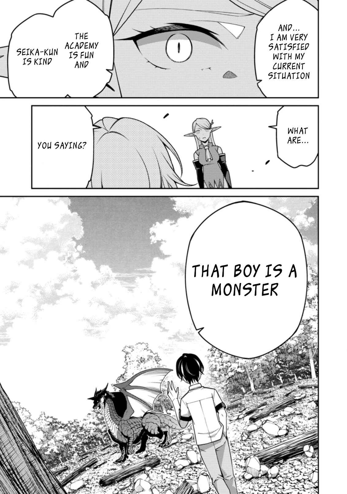 Saikyou Onmyouji no Isekai Tenseiki ~Geboku no Youkaidomo ni Kurabete Monster ga Yowaisugirundaga~ Chapter 18.1 - Page 7