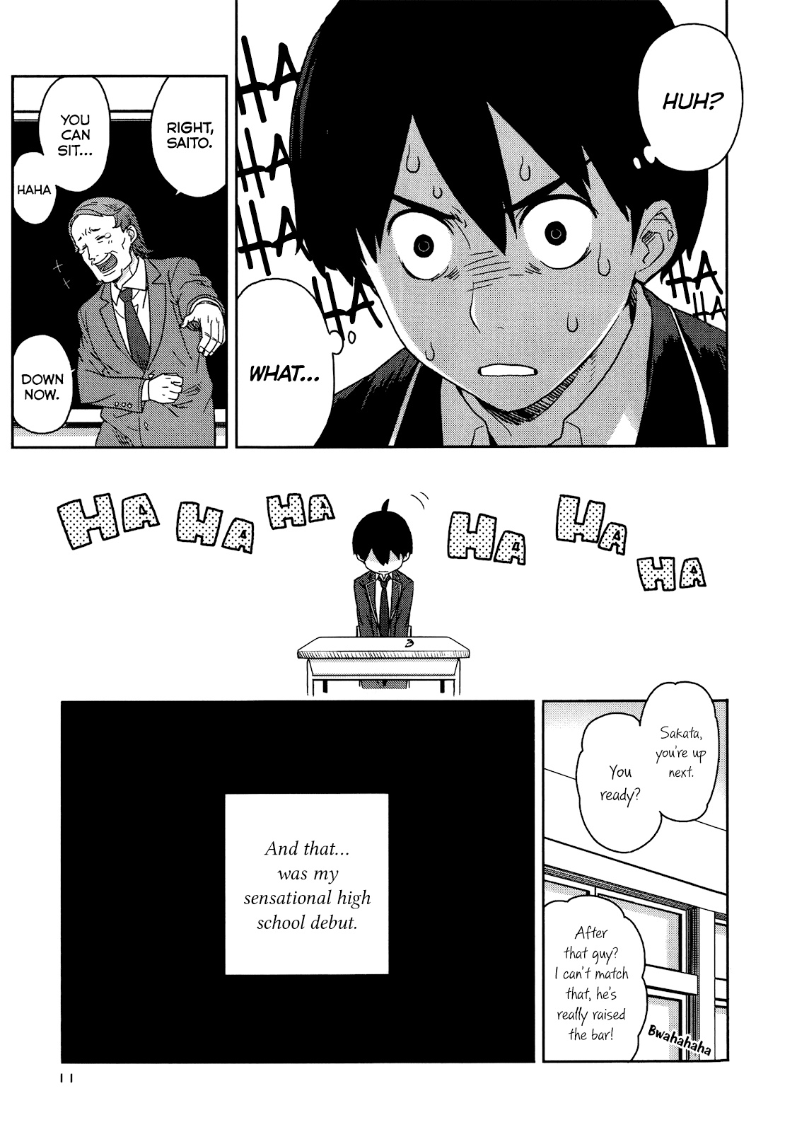 Saito-kun wa Chounouryokusha Rashii Chapter 1 - Page 12