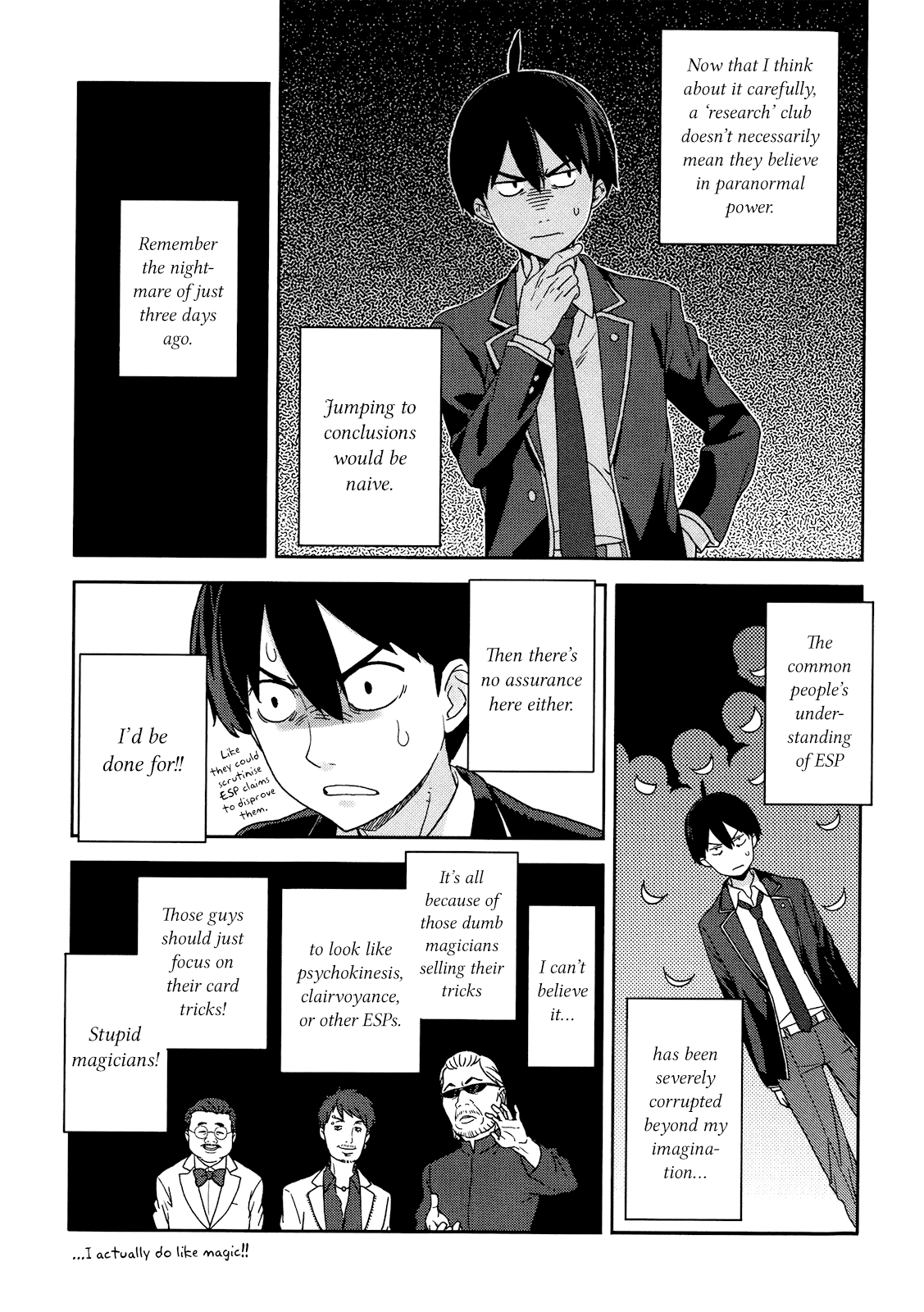 Saito-kun wa Chounouryokusha Rashii Chapter 1 - Page 20