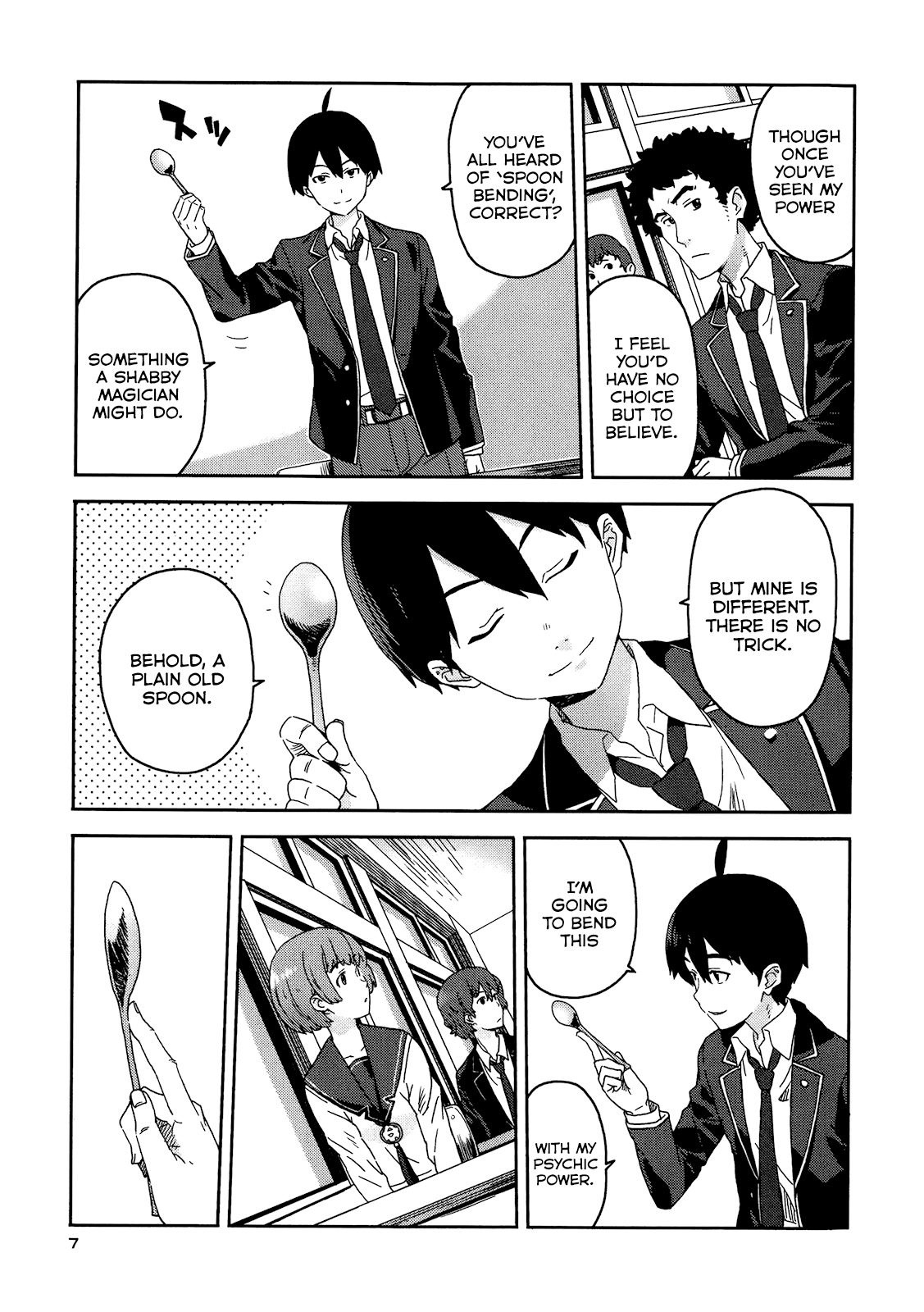 Saito-kun wa Chounouryokusha Rashii Chapter 1 - Page 8