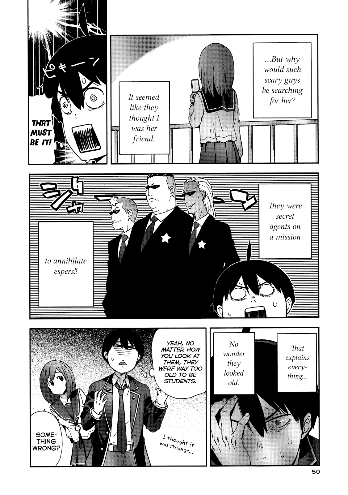 Saito-kun wa Chounouryokusha Rashii Chapter 2 - Page 14