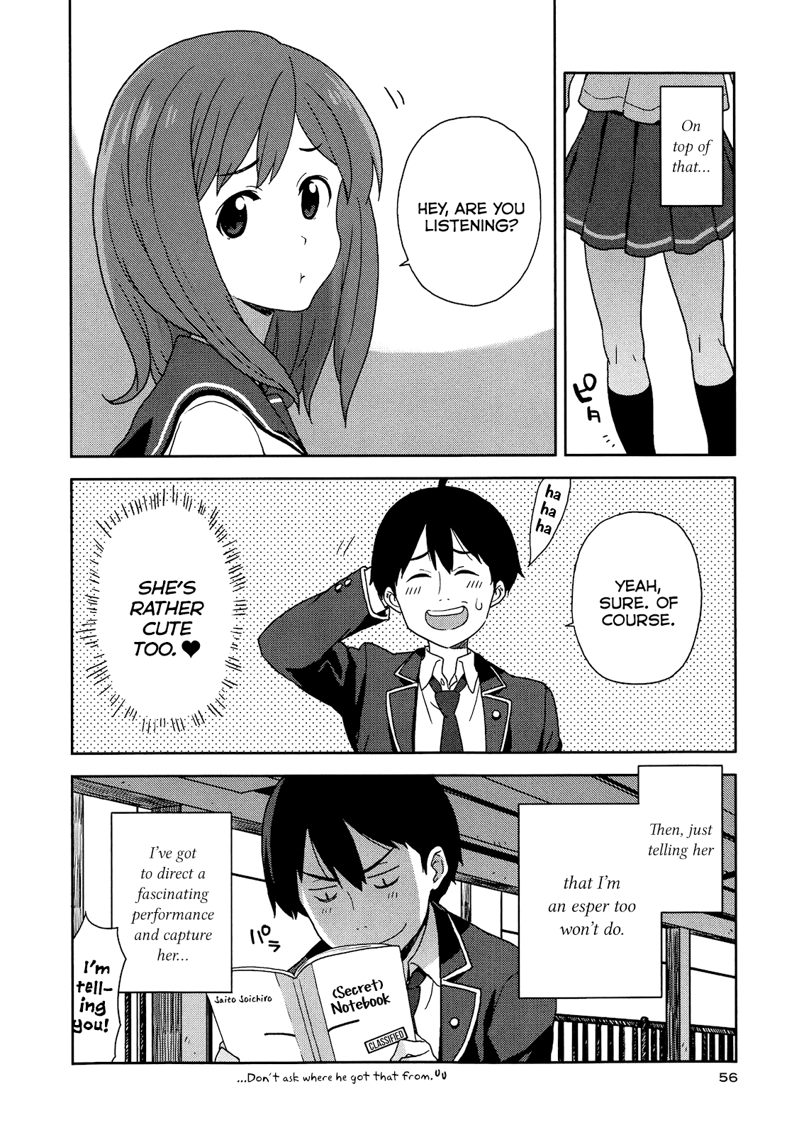 Saito-kun wa Chounouryokusha Rashii Chapter 2 - Page 20