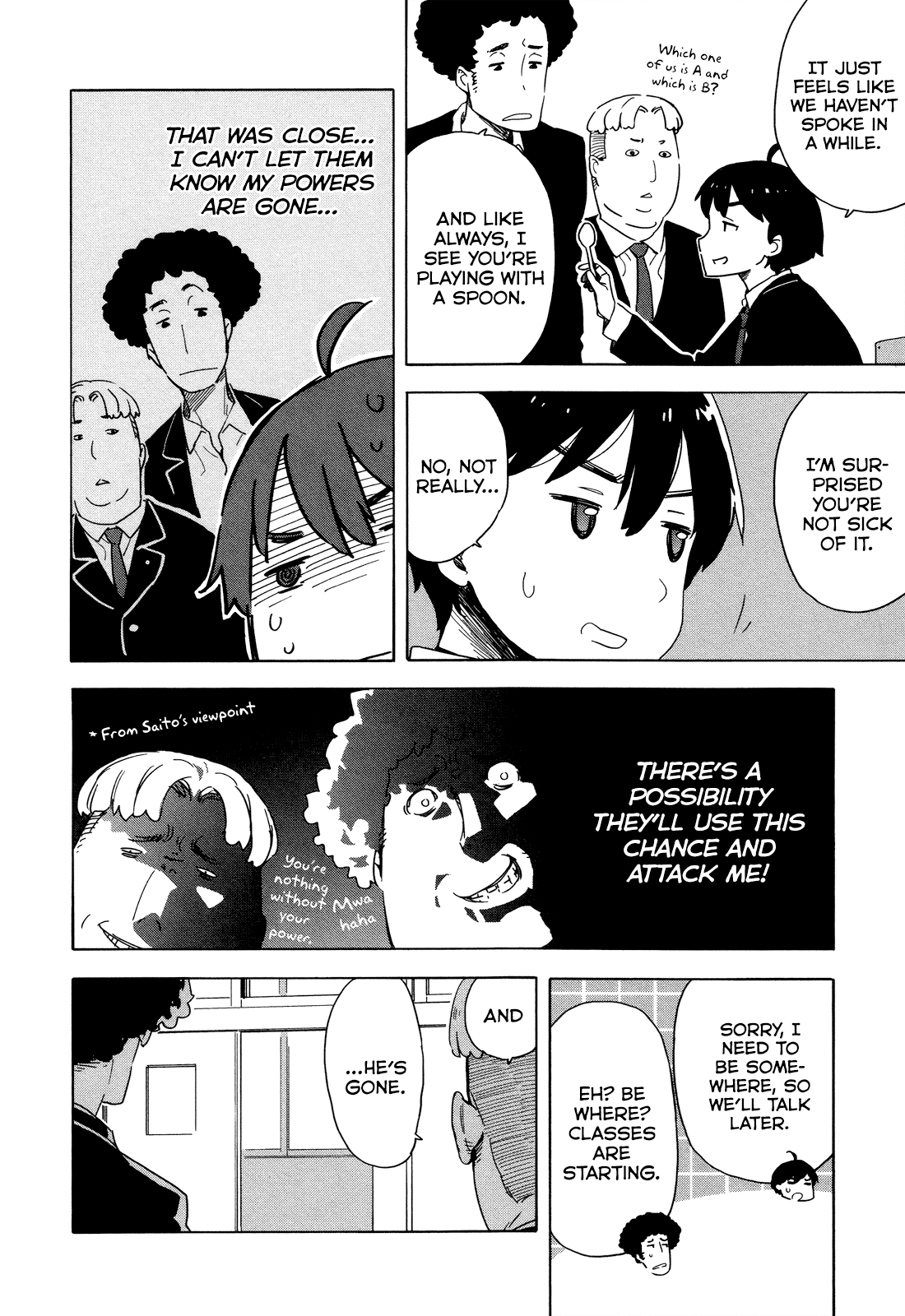 Saito-kun wa Chounouryokusha Rashii Chapter 25 - Page 8