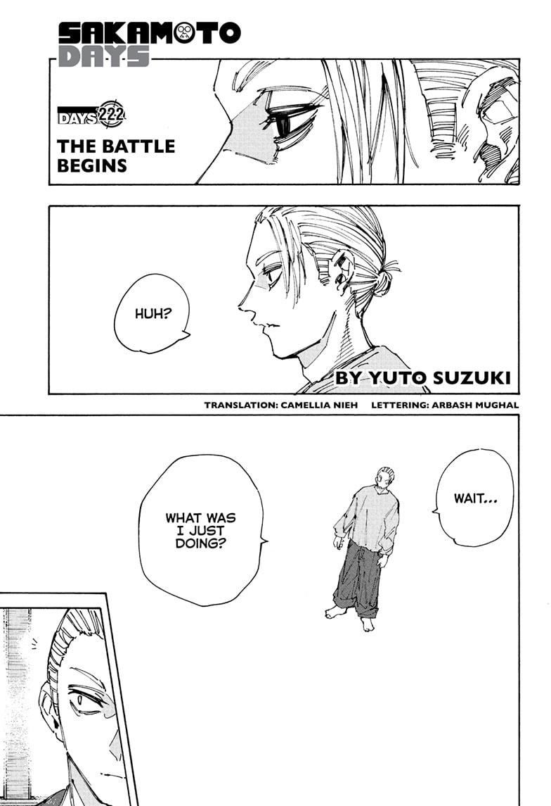 Sakamoto Days Chapter 222 - Page 0