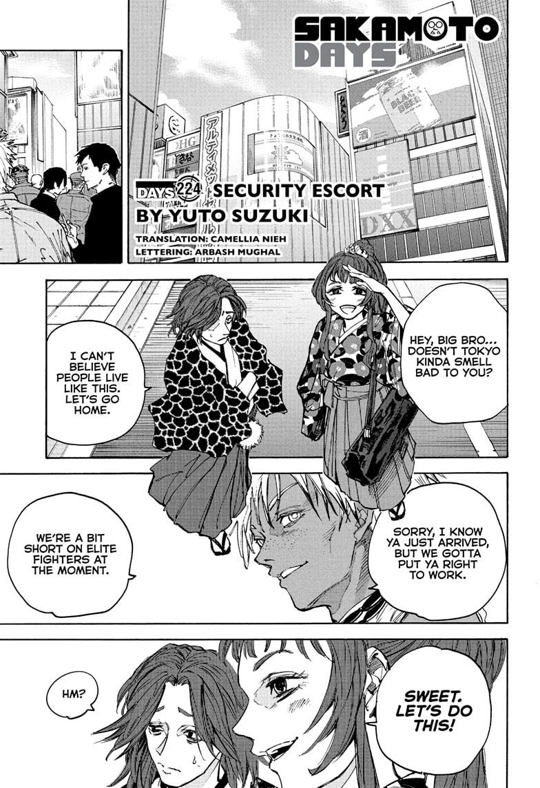 Sakamoto Days Chapter 224 - Page 0