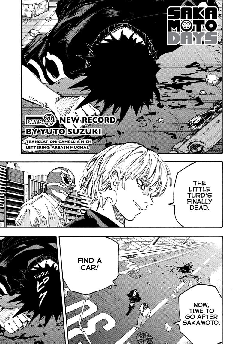 Sakamoto Days Chapter 229 - Page 1