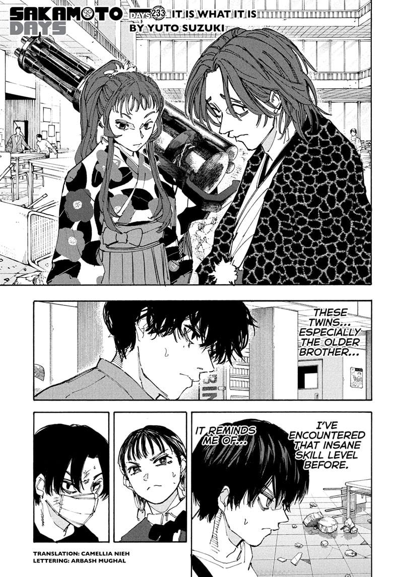 Sakamoto Days Chapter 233 - Page 1