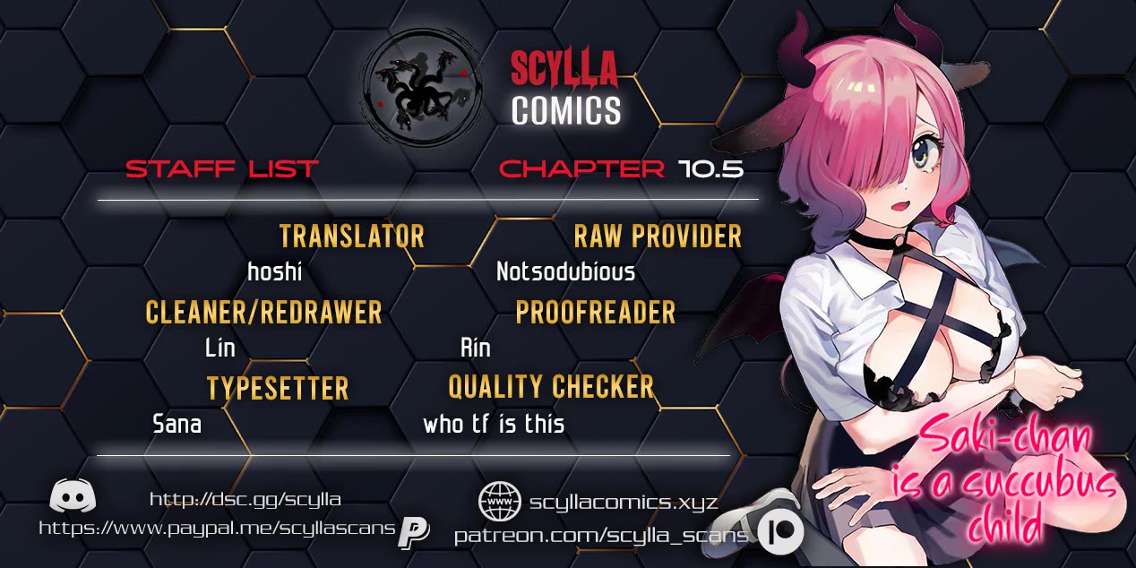 Saki-chan Is a Succubus’s Child Chapter 10.5 - Page 1