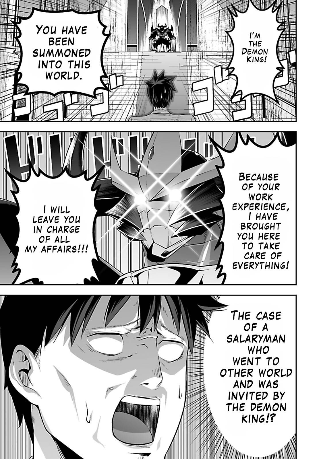 Salaryman ga Isekai ni Ittara Shitennou ni Natta Hanashi Chapter 1 - Page 7