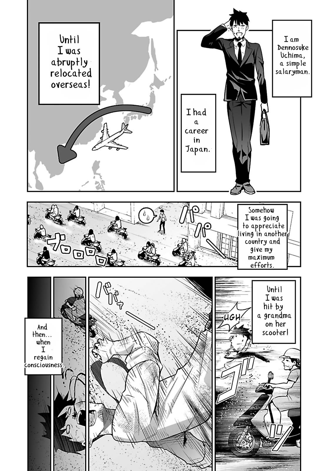 Salaryman ga Isekai ni Ittara Shitennou ni Natta Hanashi Chapter 1 - Page 8