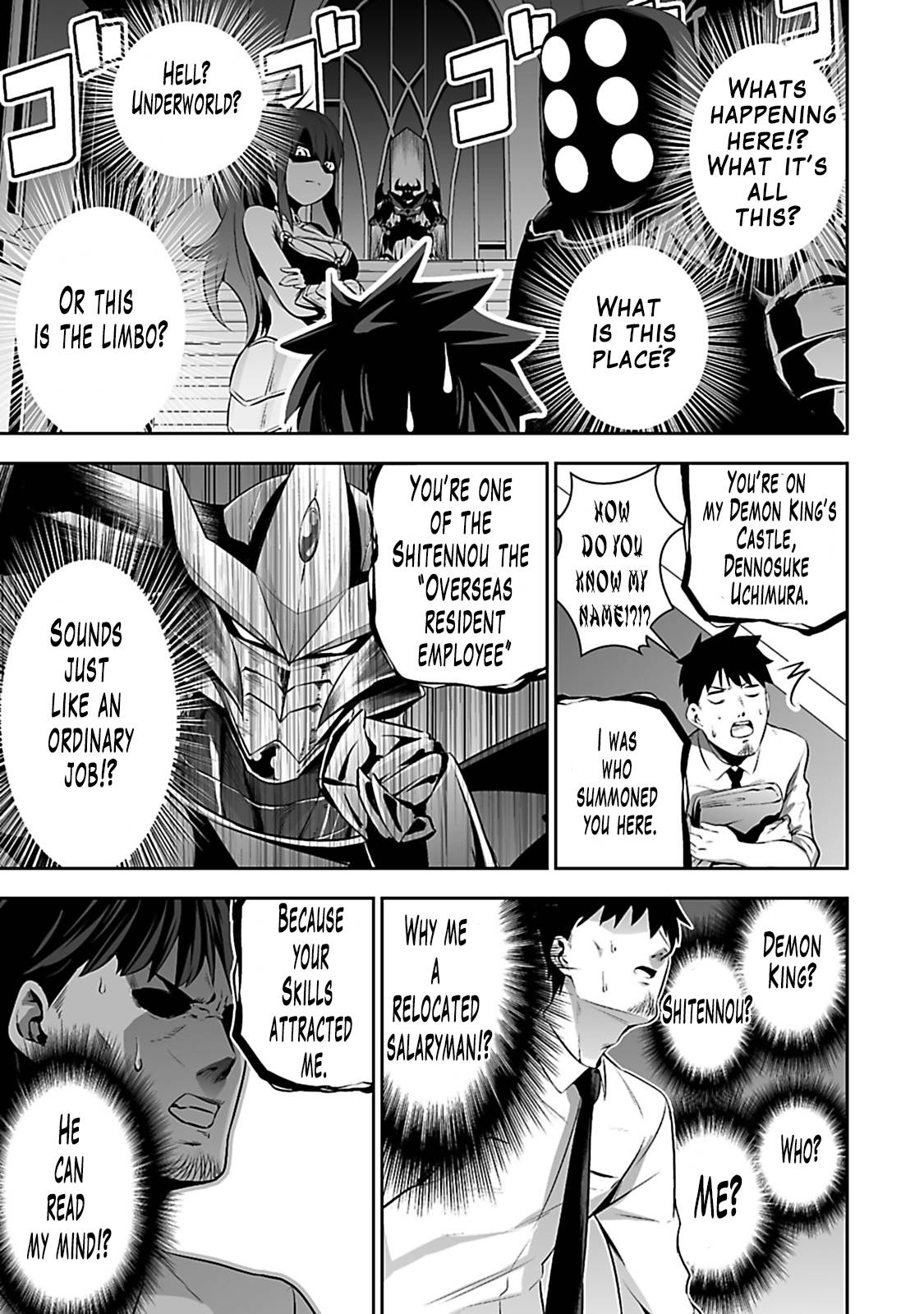 Salaryman ga Isekai ni Ittara Shitennou ni Natta Hanashi Chapter 1 - Page 9