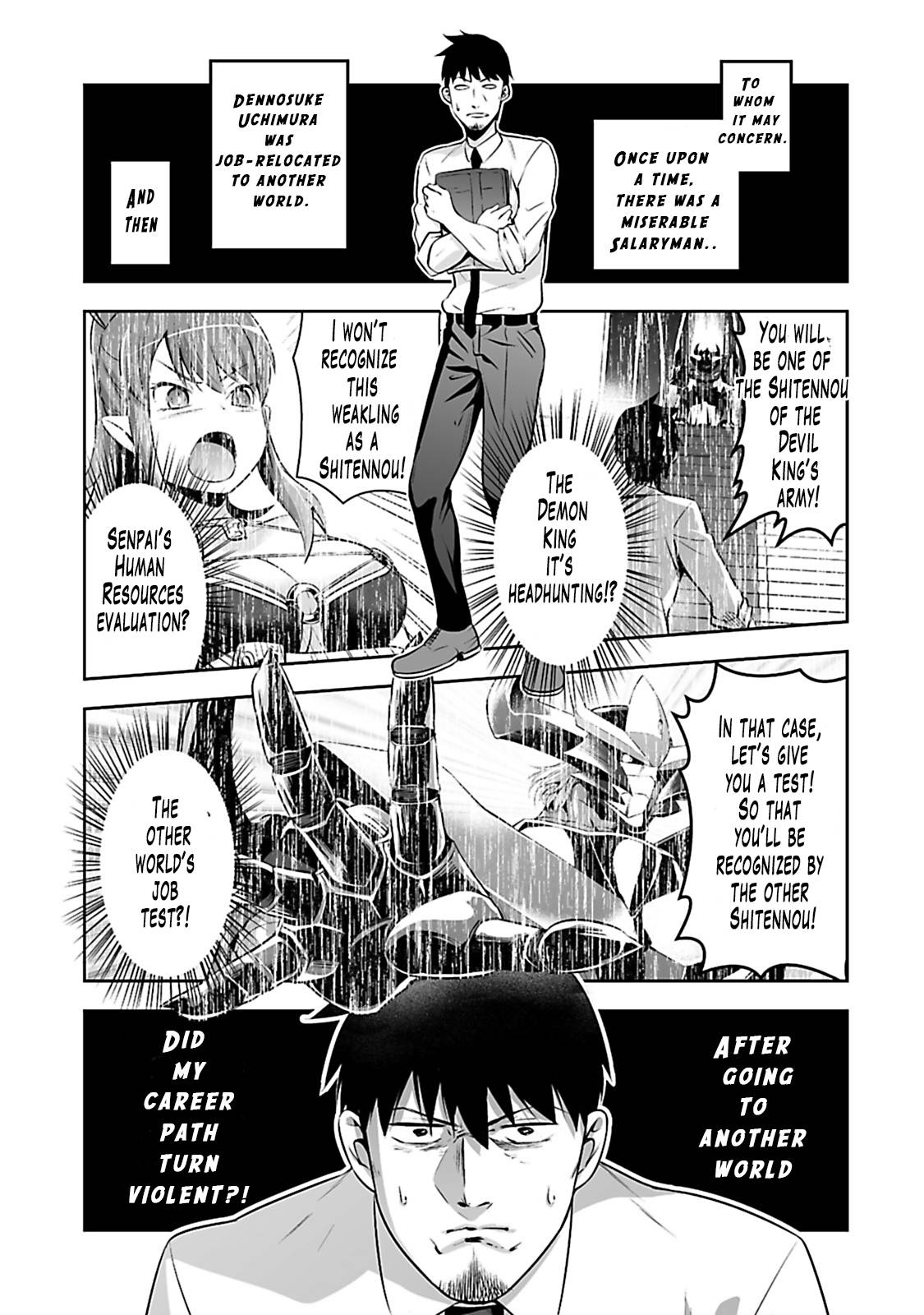 Salaryman ga Isekai ni Ittara Shitennou ni Natta Hanashi Chapter 2 - Page 3