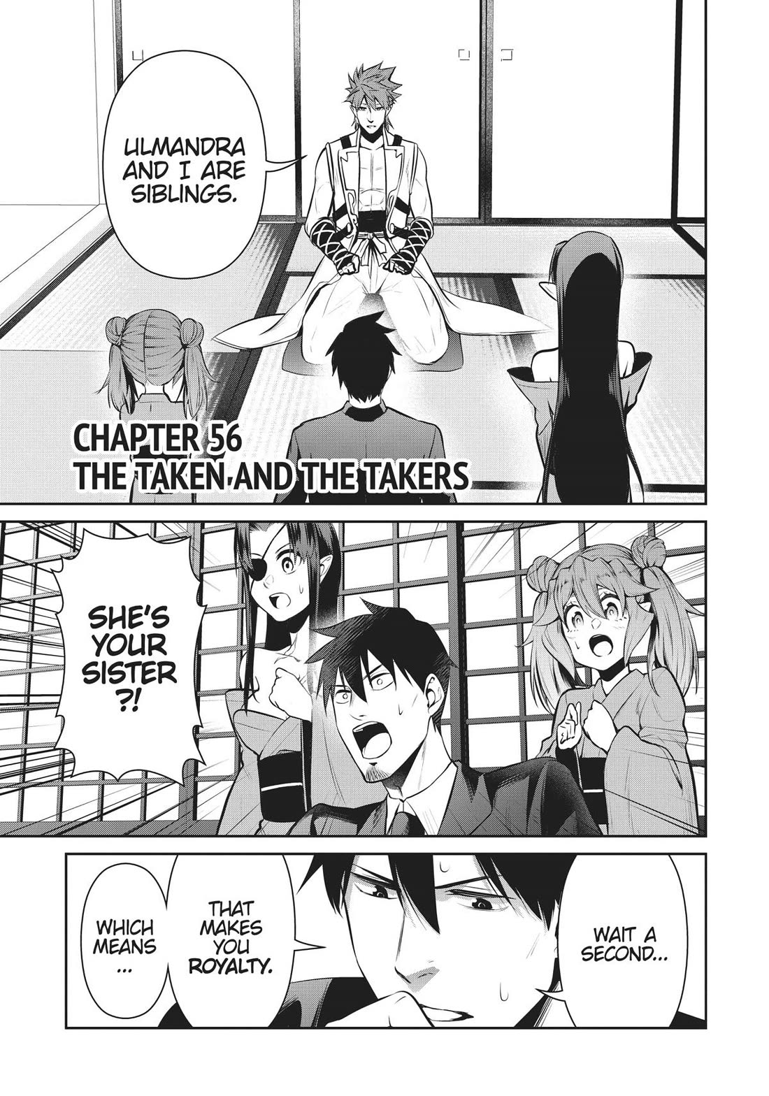 Salaryman ga Isekai ni Ittara Shitennou ni Natta Hanashi Chapter 56 - Page 1