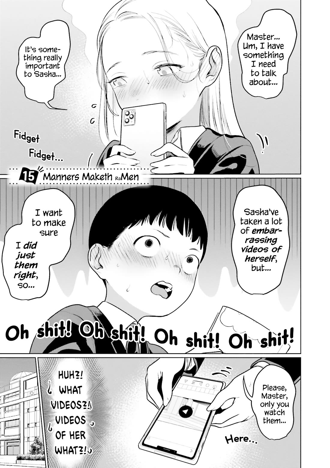Sasha and Her Otaku Classmate Chapter 15 - Page 1