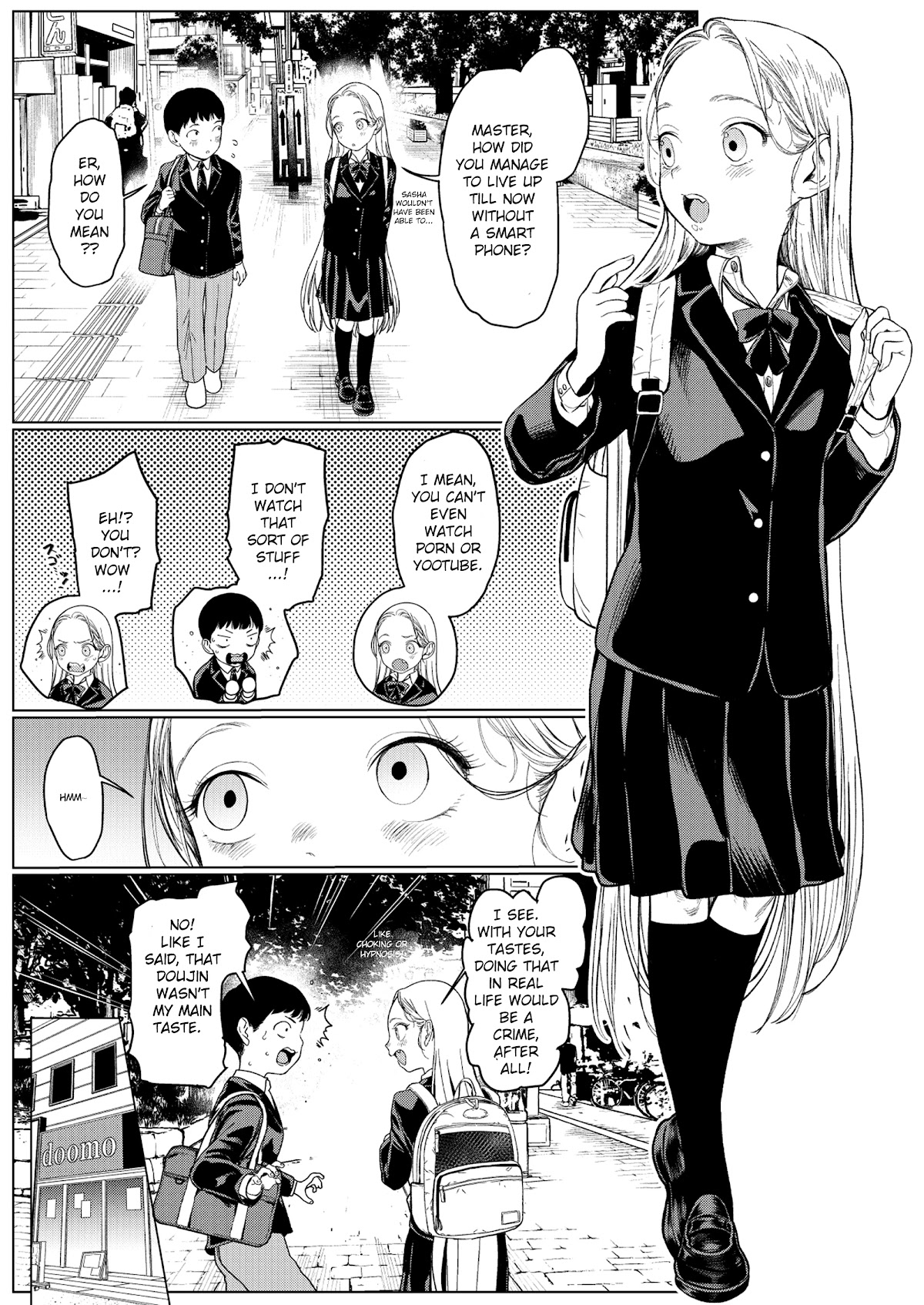 Sasha and Her Otaku Classmate Chapter 20 - Page 1