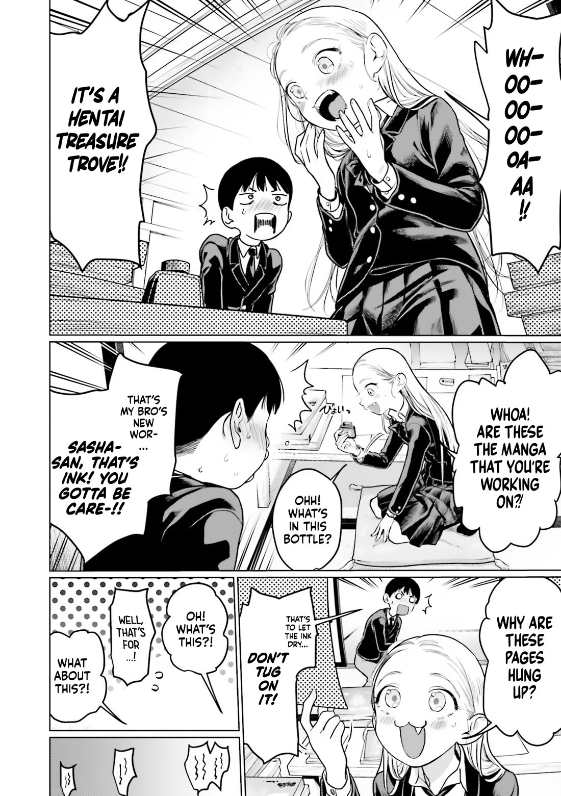 Sasha and Her Otaku Classmate Chapter 22.50 - Page 6