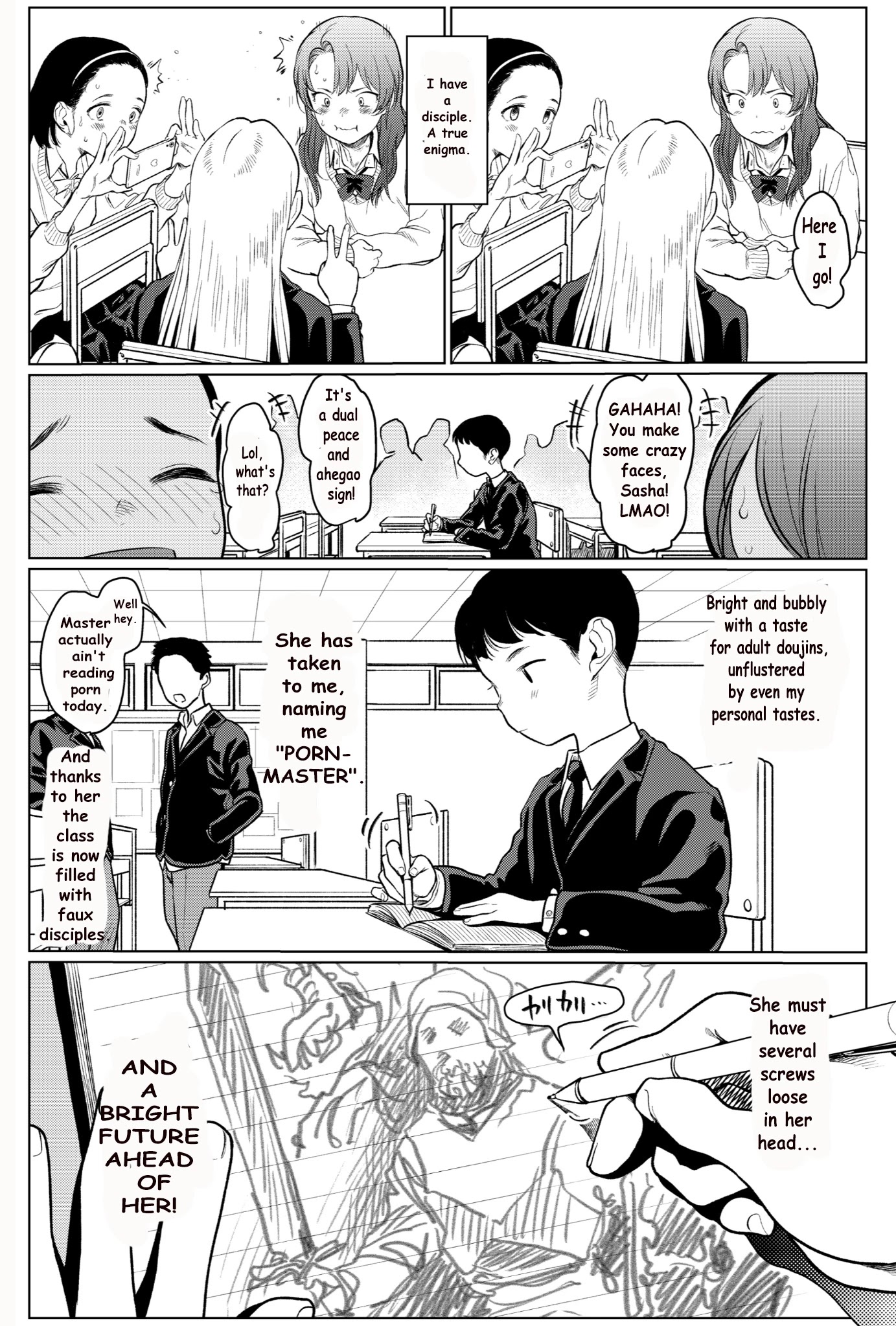 Sasha and Her Otaku Classmate Chapter 3 - Page 1