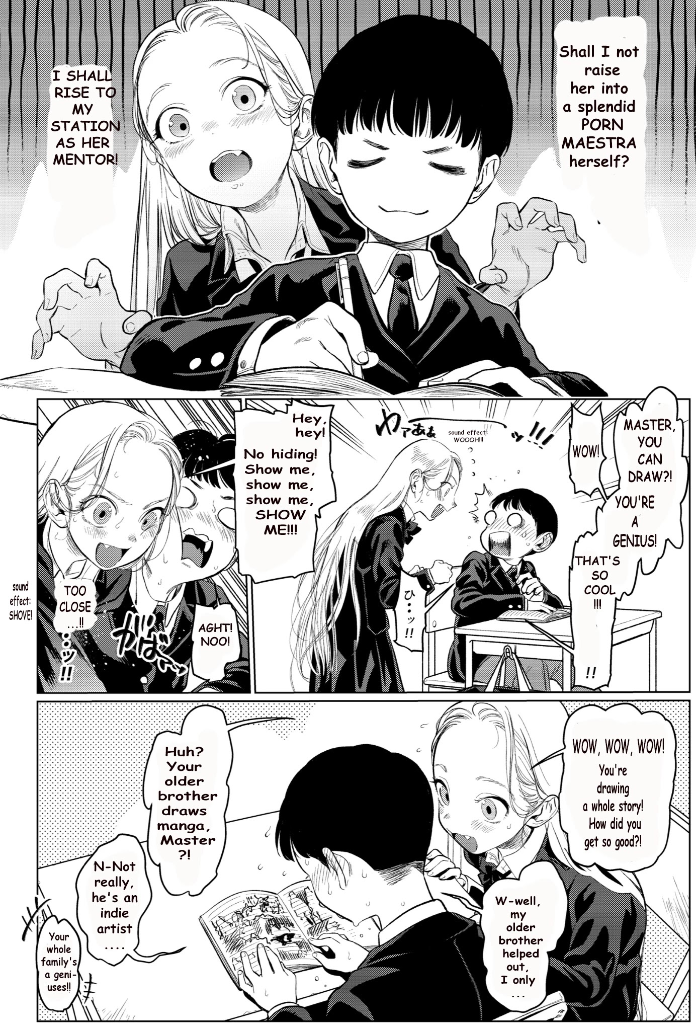 Sasha and Her Otaku Classmate Chapter 3 - Page 2