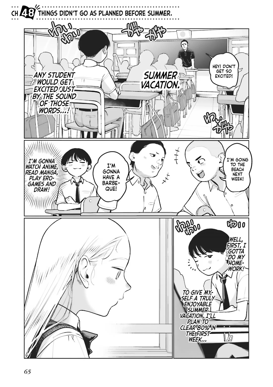 Sasha and Her Otaku Classmate Chapter 48 - Page 1