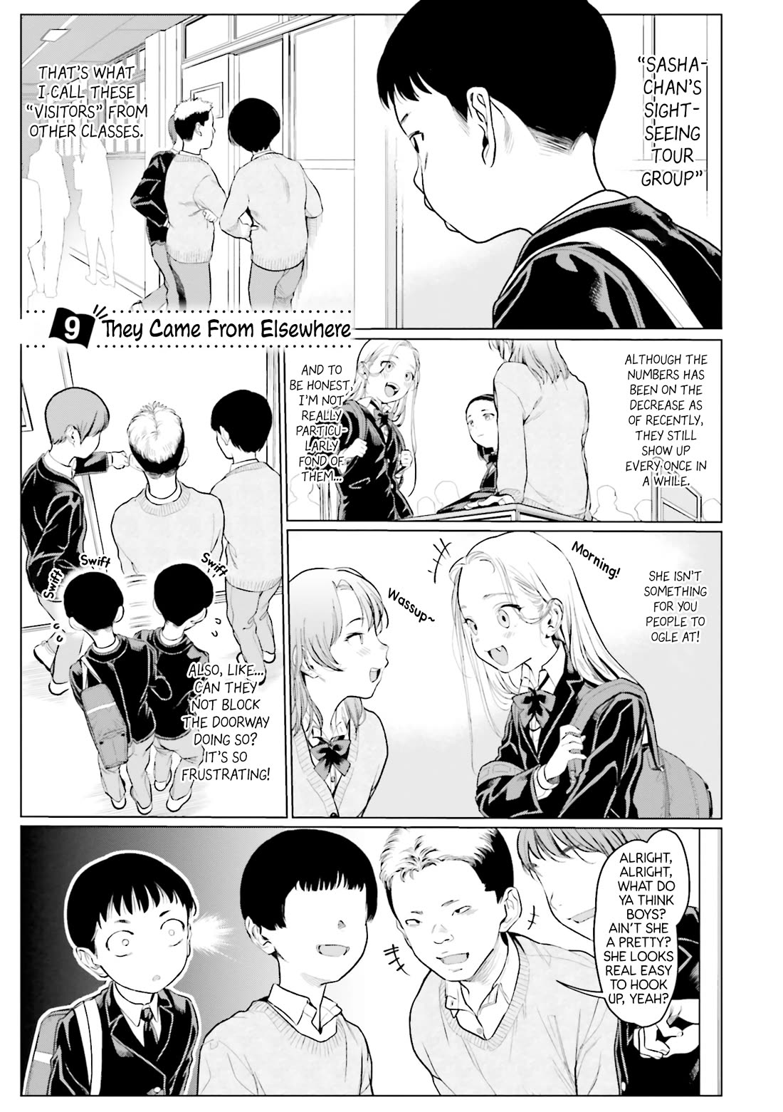 Sasha and Her Otaku Classmate Chapter 9 - Page 1