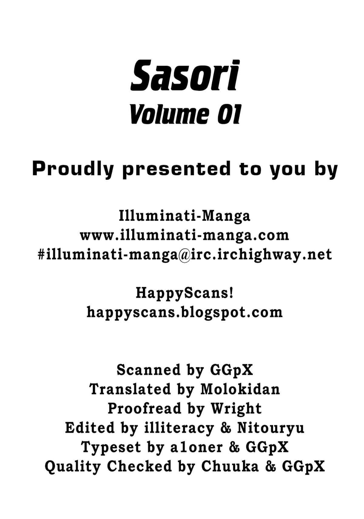 Sasori Chapter 3 - Page 1