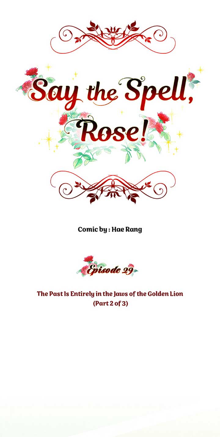 Say the Spell, Rose! Chapter 29 - Page 0