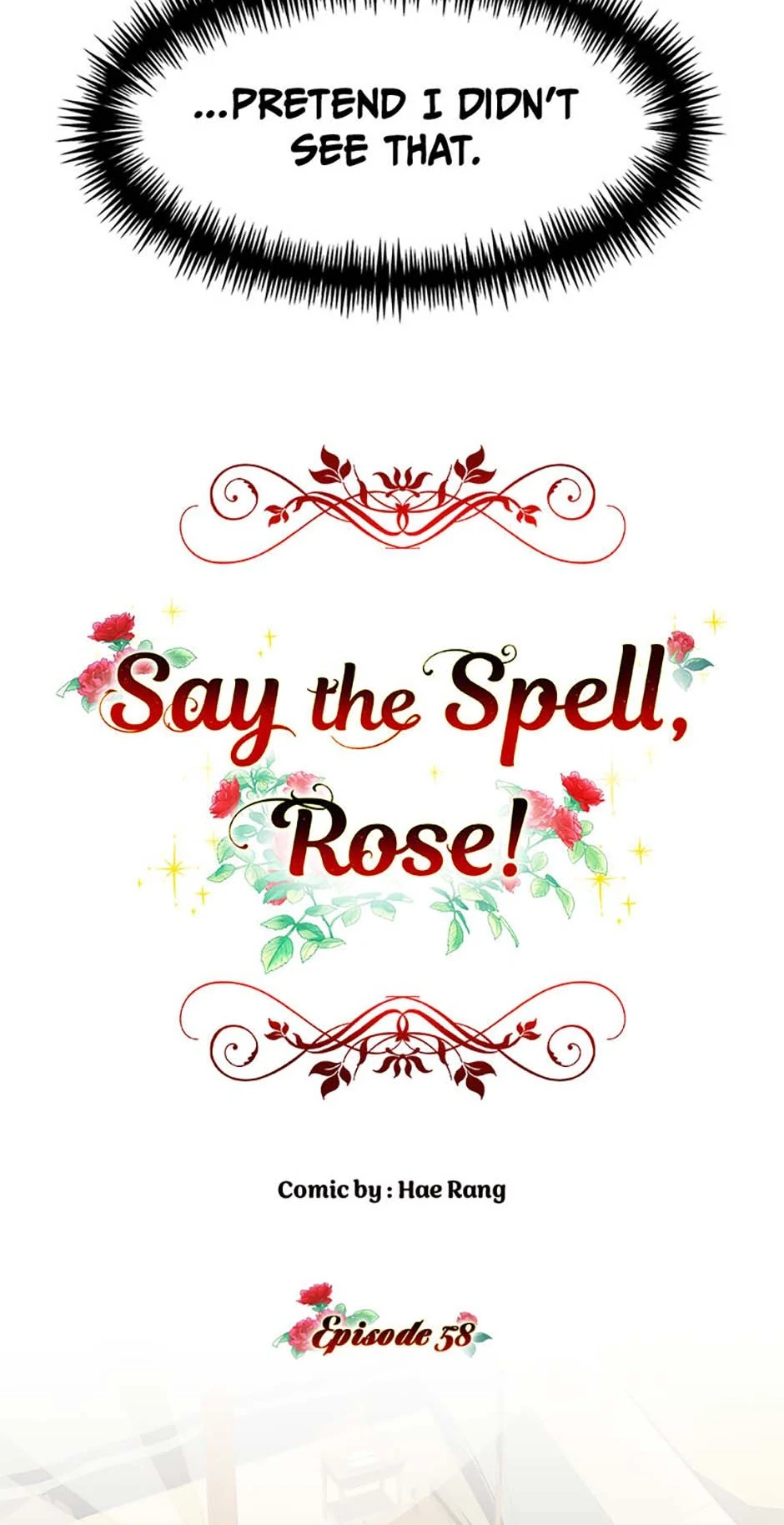 Say the Spell, Rose! Chapter 58 - Page 22