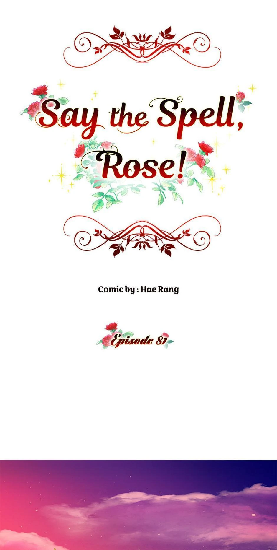 Say the Spell, Rose! Chapter 81 - Page 1