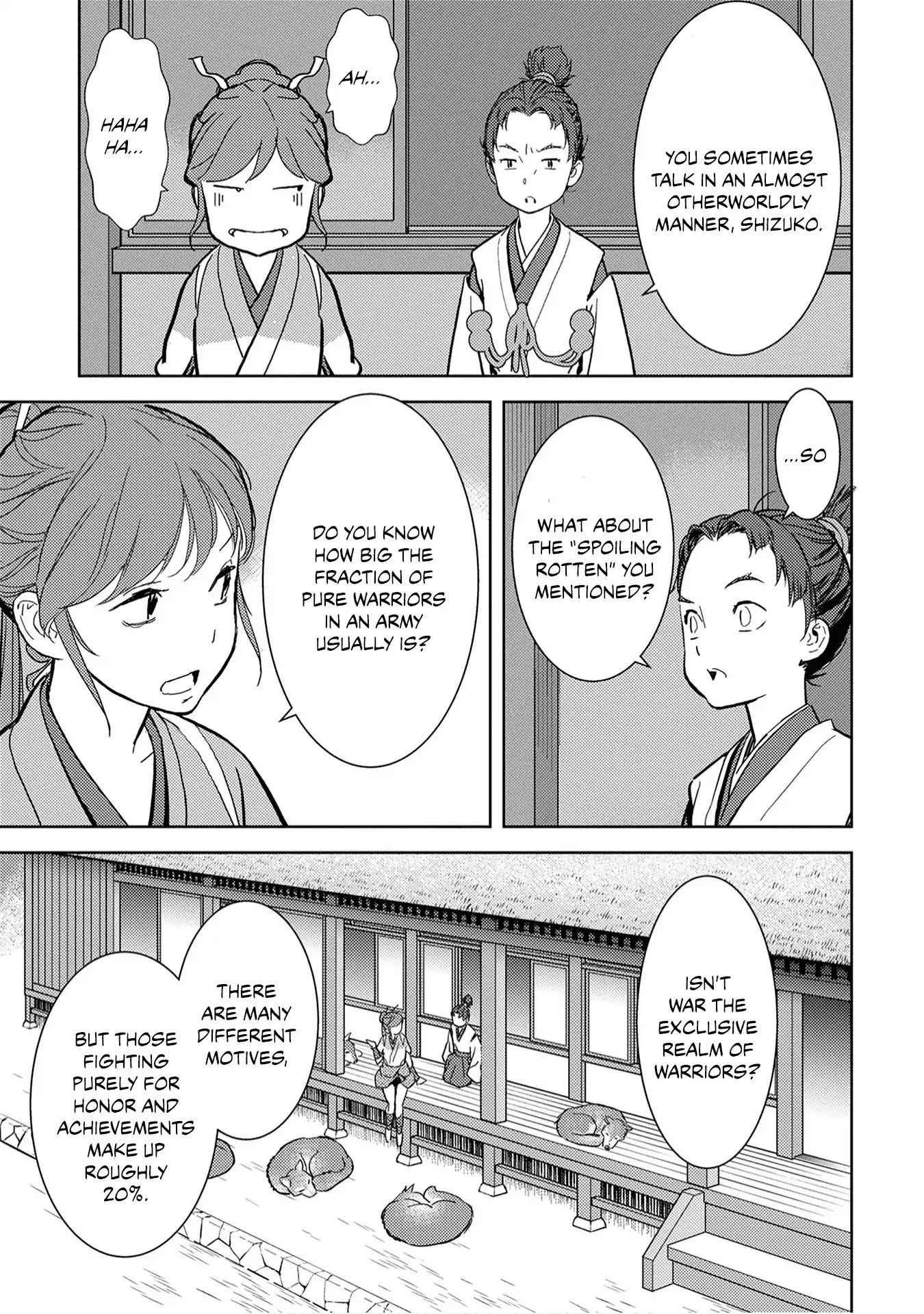 Sengoku Komachi Kuroutan: Noukou Giga Chapter 11 - Page 21