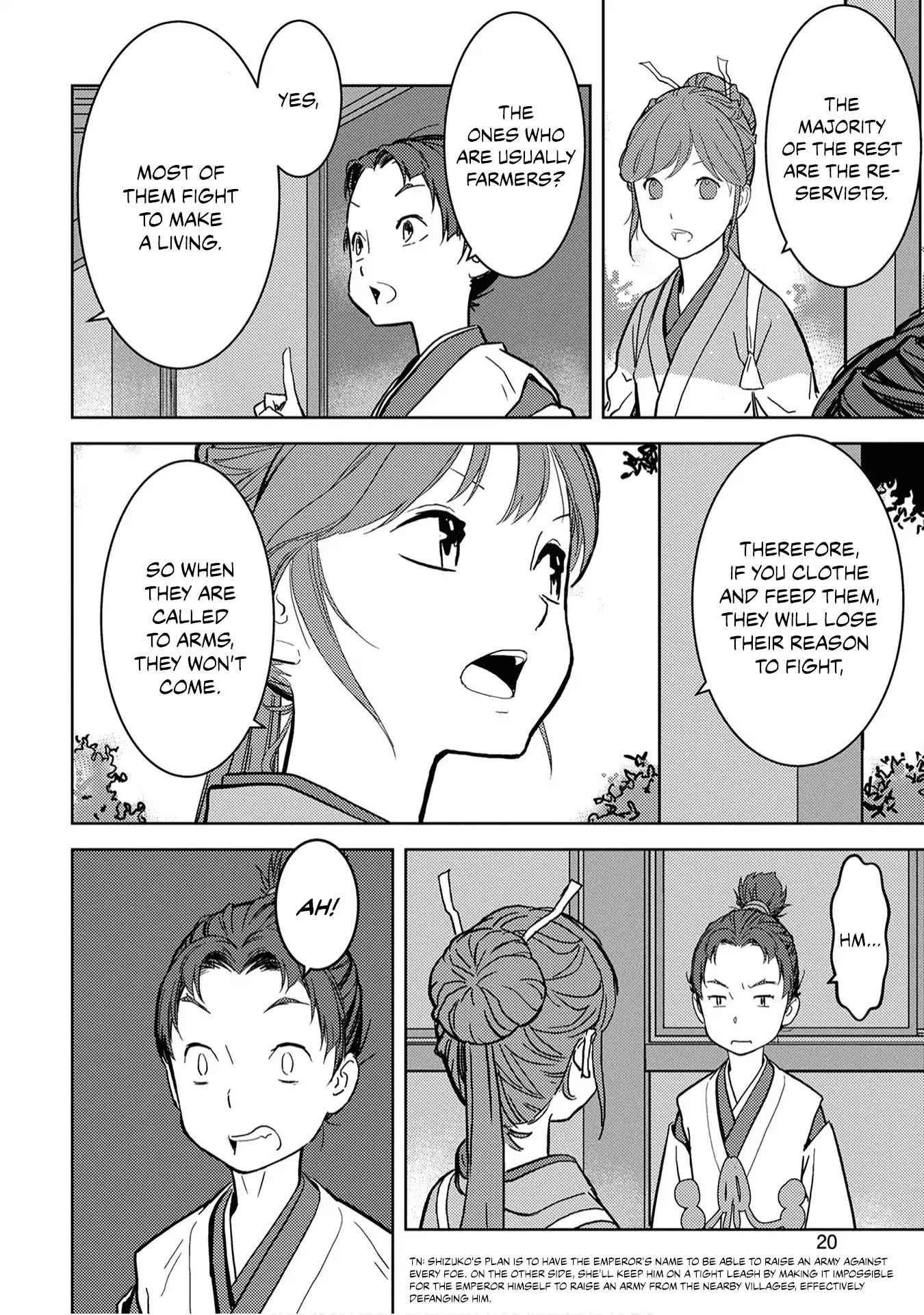 Sengoku Komachi Kuroutan: Noukou Giga Chapter 11 - Page 22