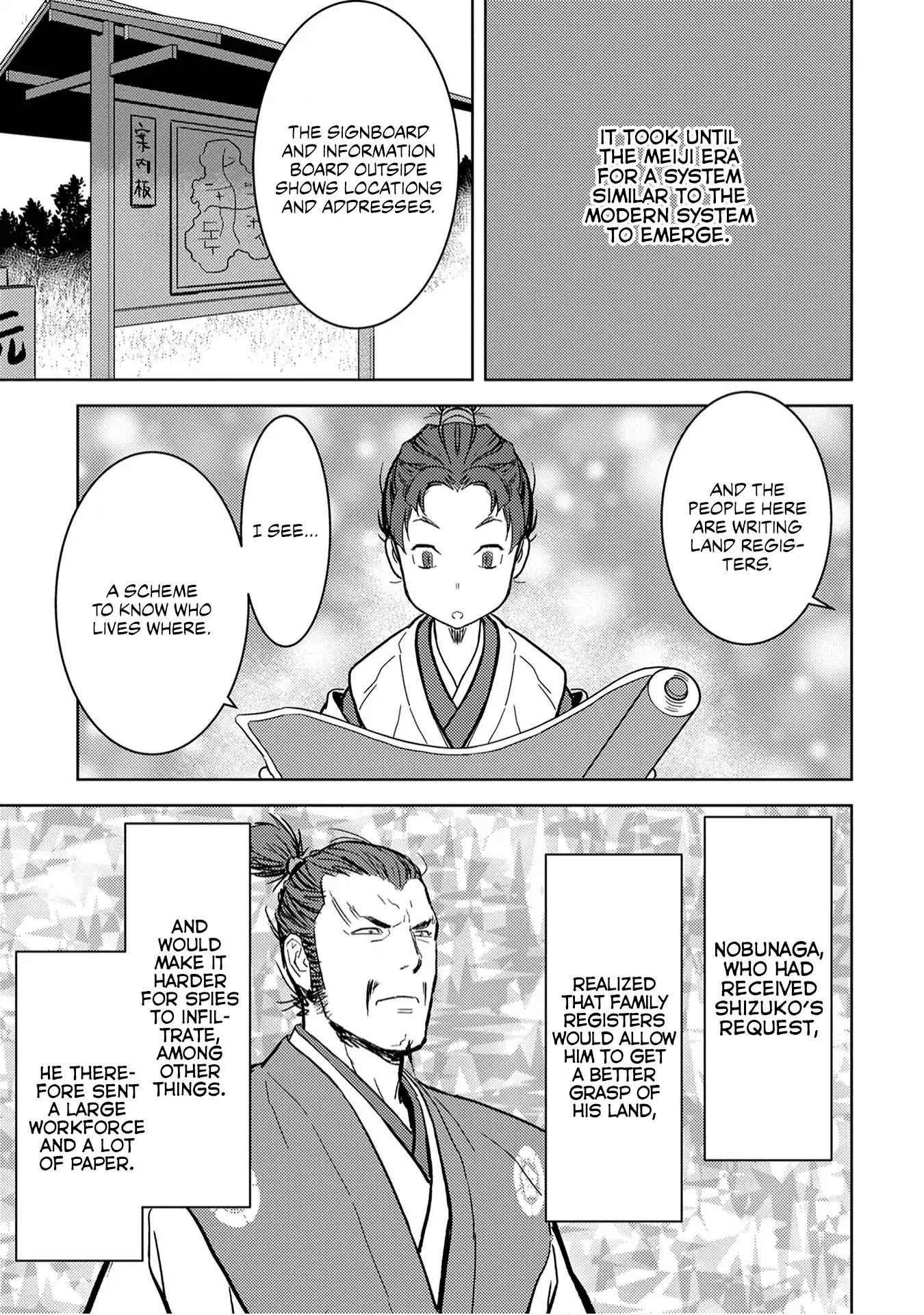 Sengoku Komachi Kuroutan: Noukou Giga Chapter 11 - Page 34