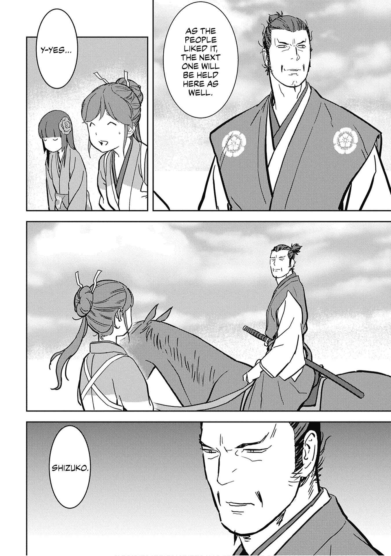 Sengoku Komachi Kuroutan: Noukou Giga Chapter 16 - Page 40