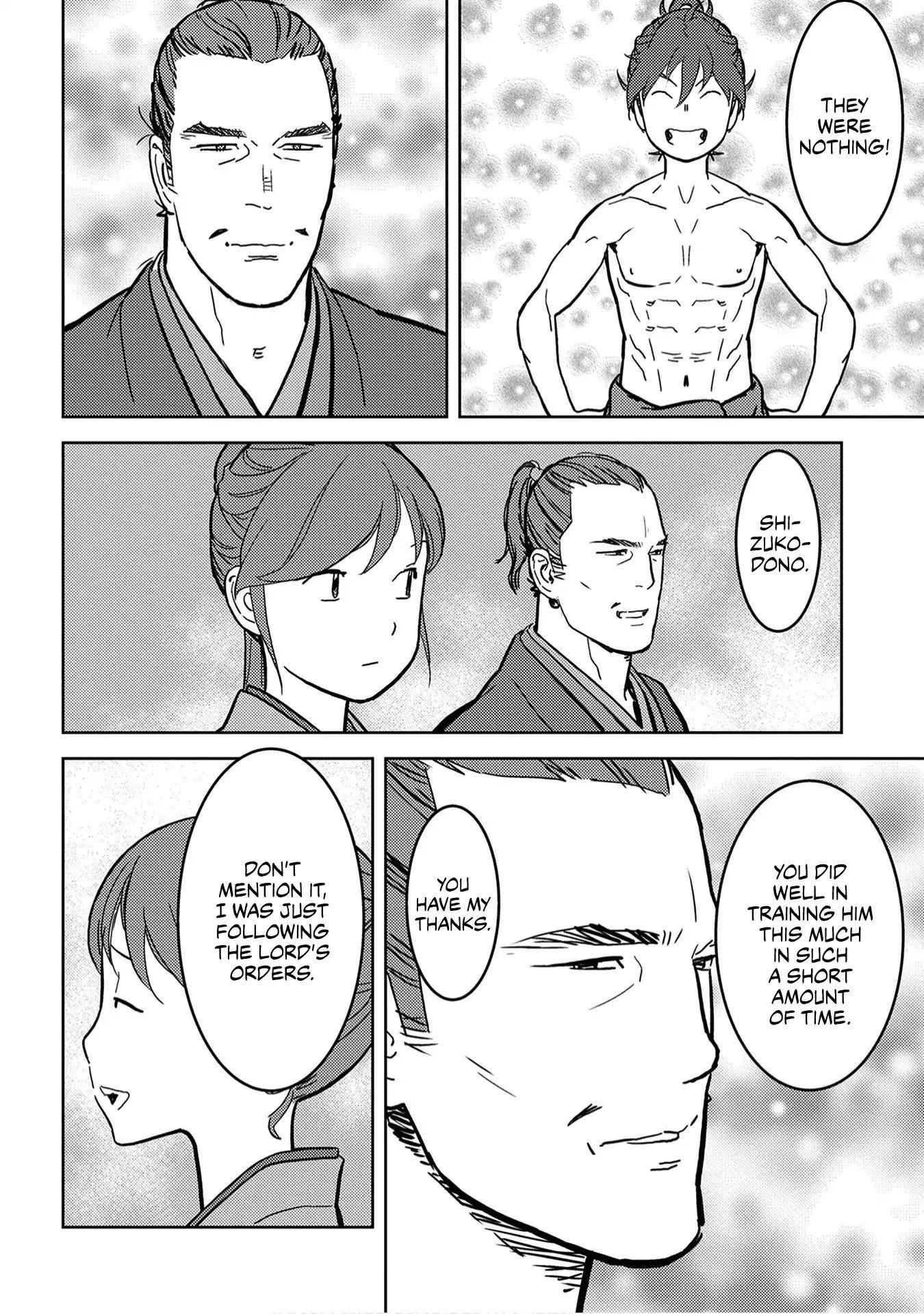 Sengoku Komachi Kuroutan: Noukou Giga Chapter 18 - Page 36