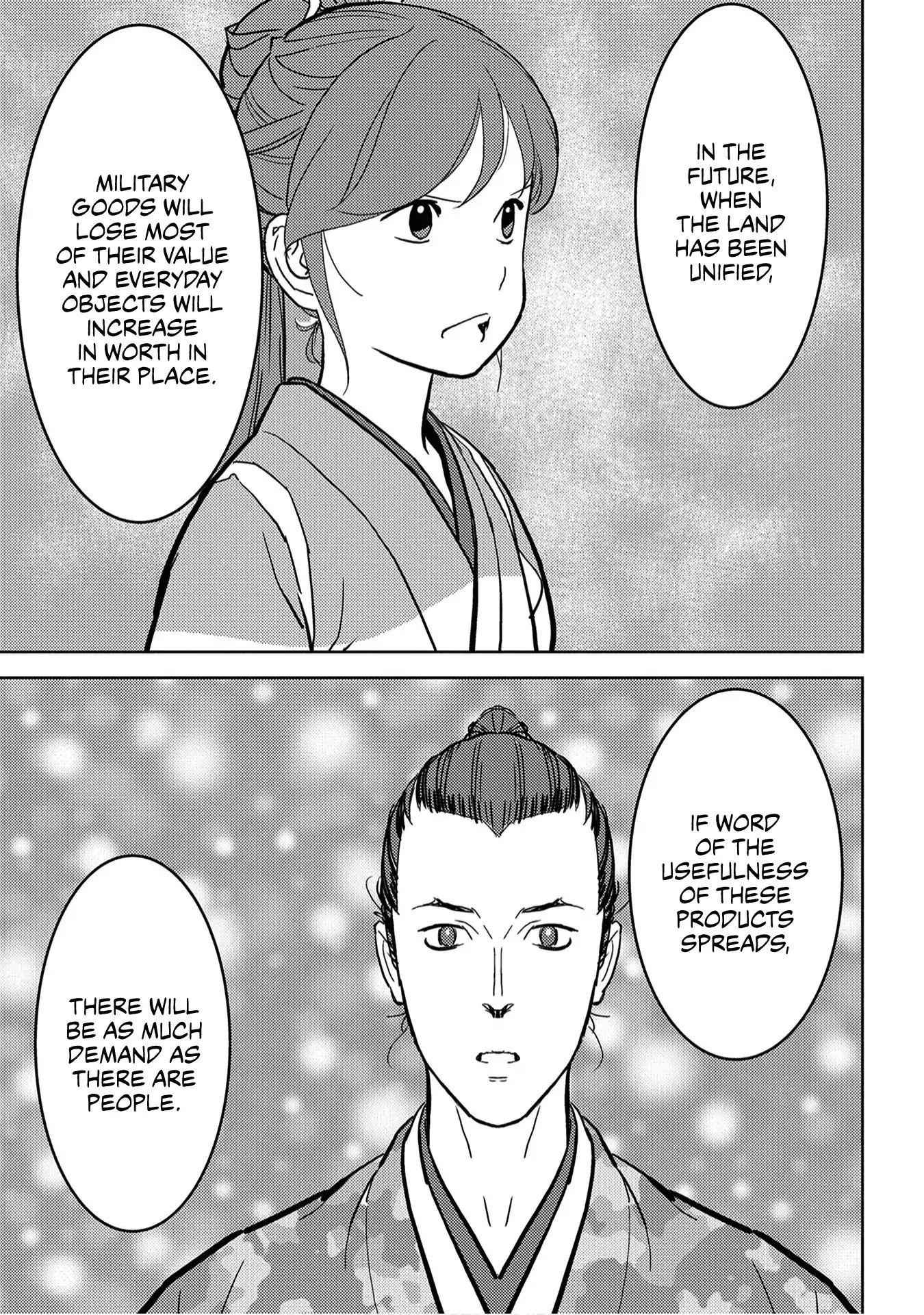 Sengoku Komachi Kuroutan: Noukou Giga Chapter 19 - Page 32